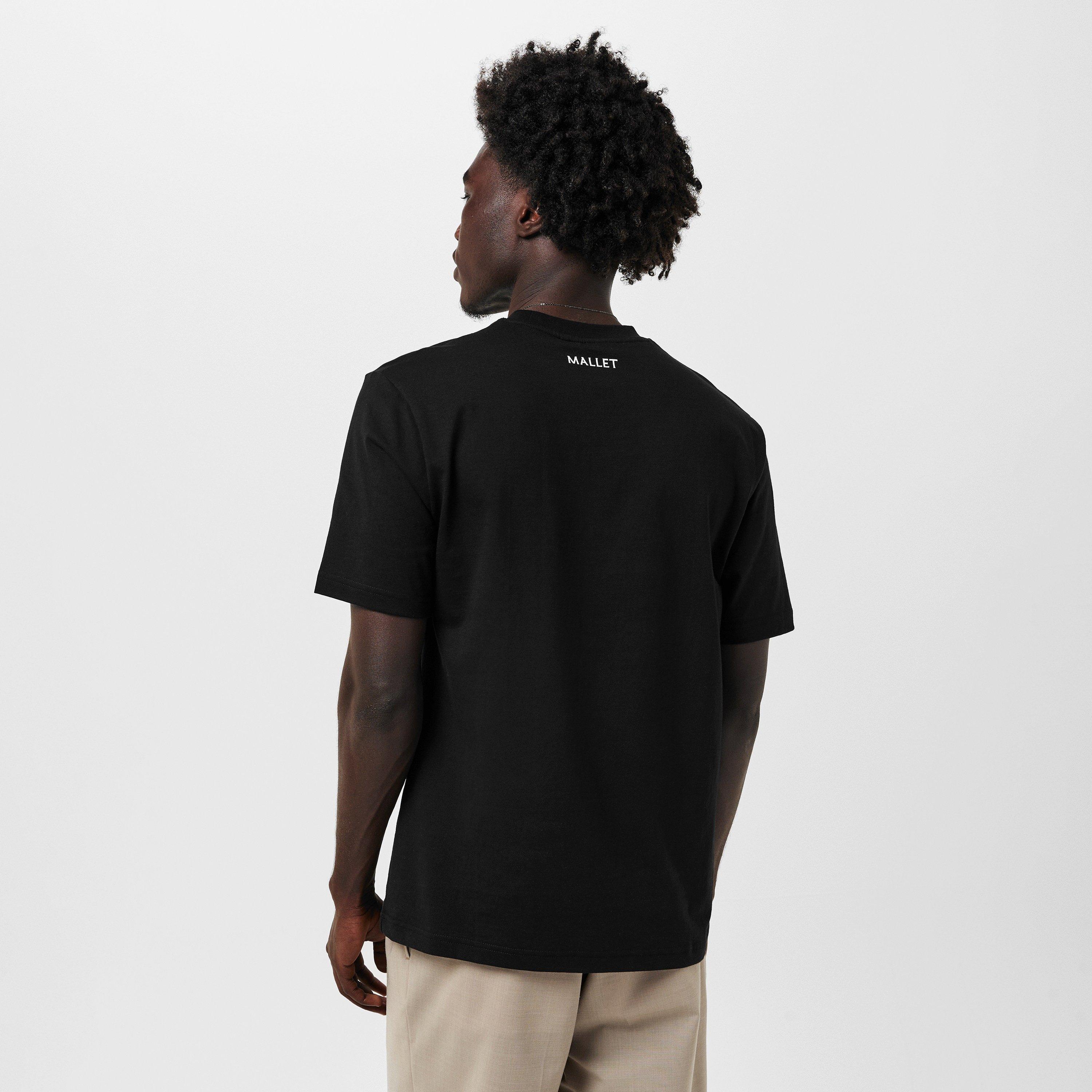 Black Organic - Mallet - Men's Plaque Regular Fit T-Shirt - 4