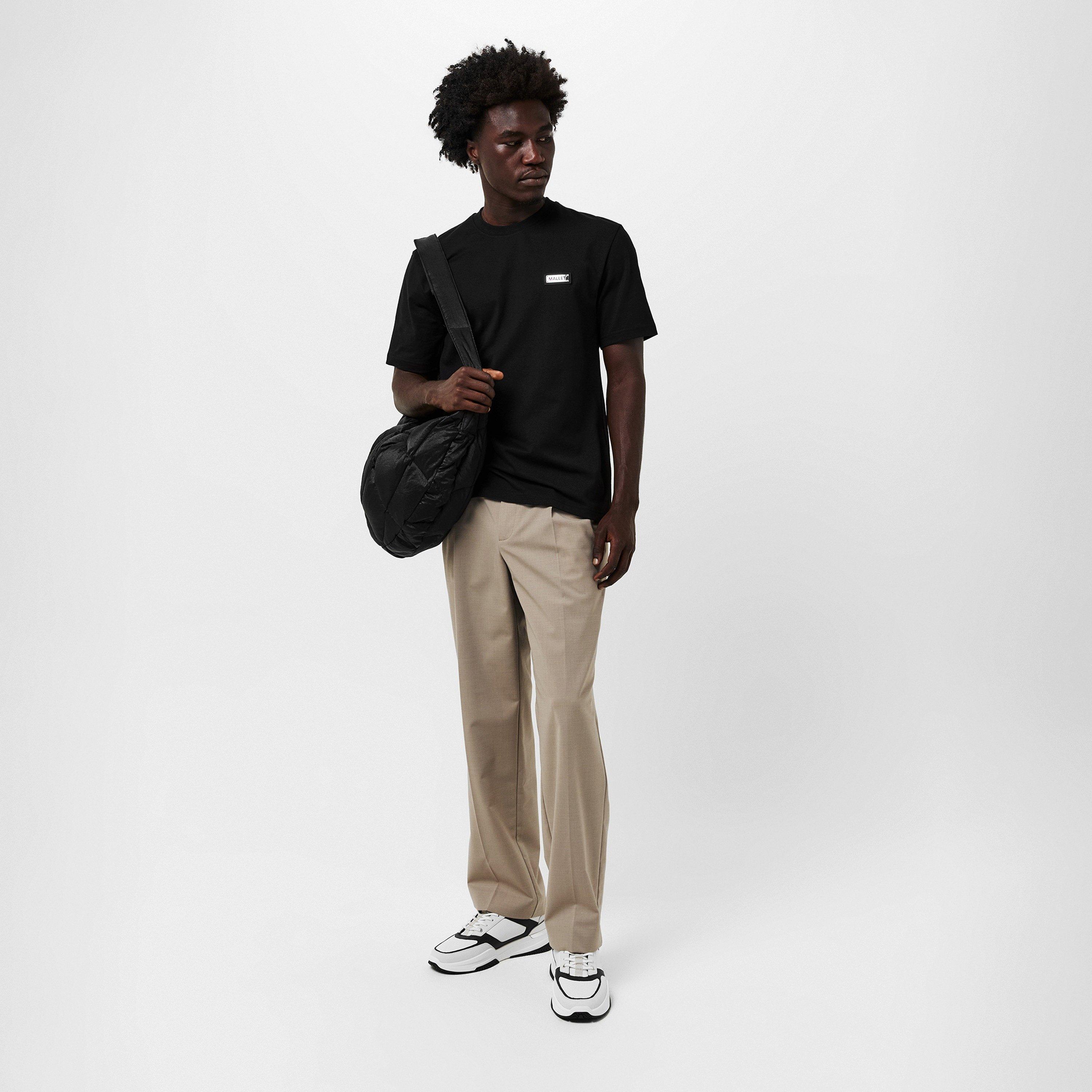 Black Organic - Mallet - Men's Plaque Regular Fit T-Shirt - 6