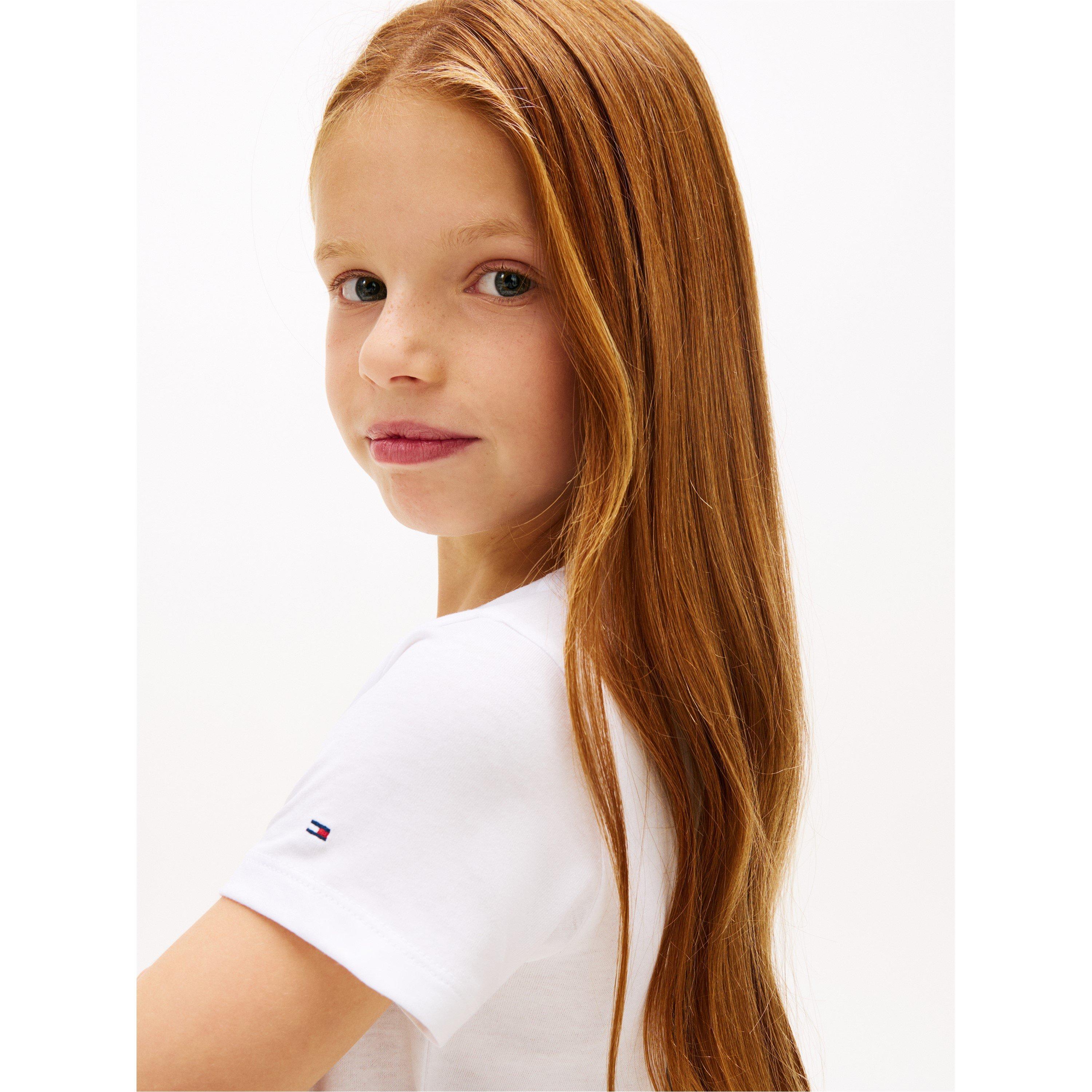 White YBR - Tommy Hilfiger - Tommy Foil SS Tee Jn61 - 3