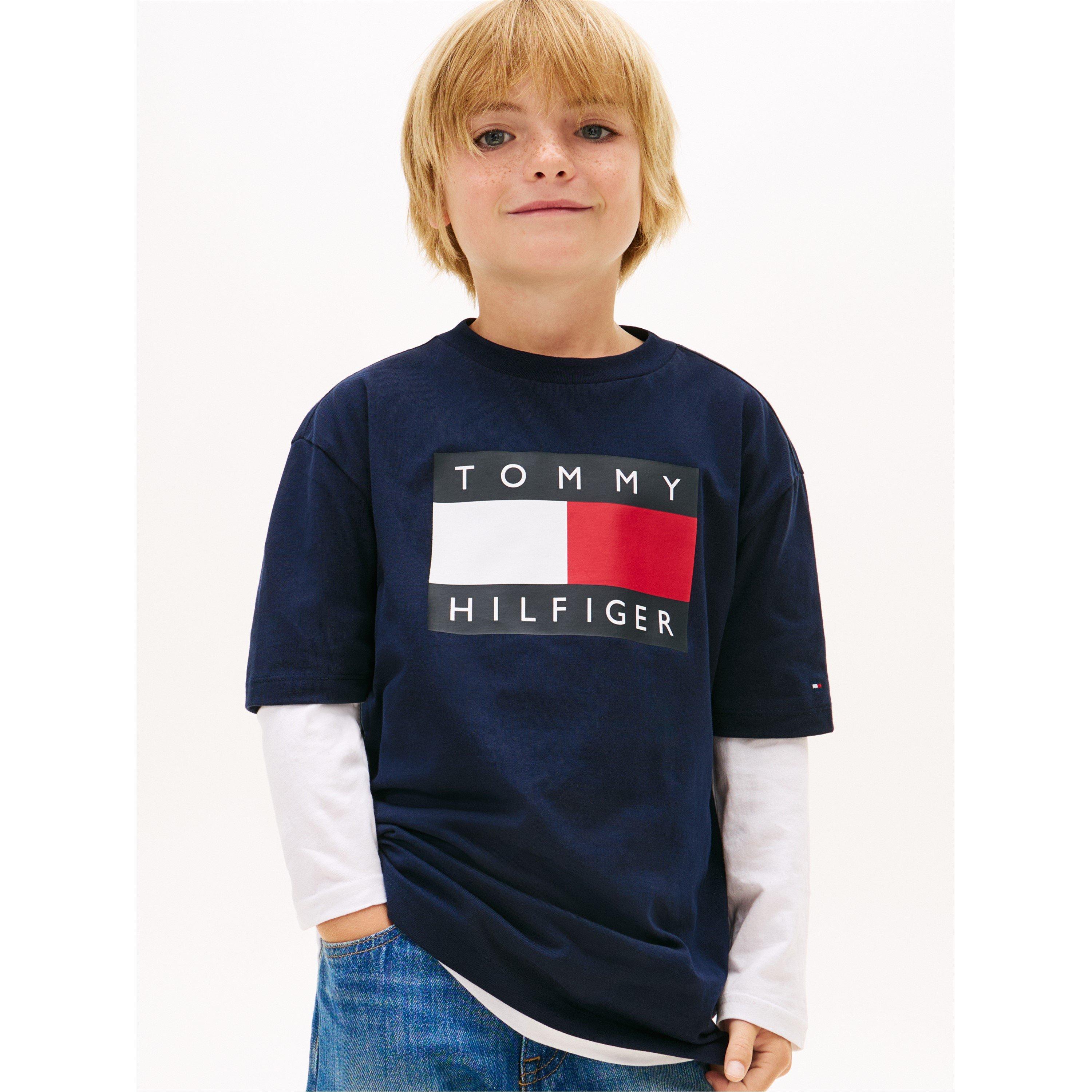 Night Navy C1G - Tommy Hilfiger - Kids' Heritage T-Shirt - 2