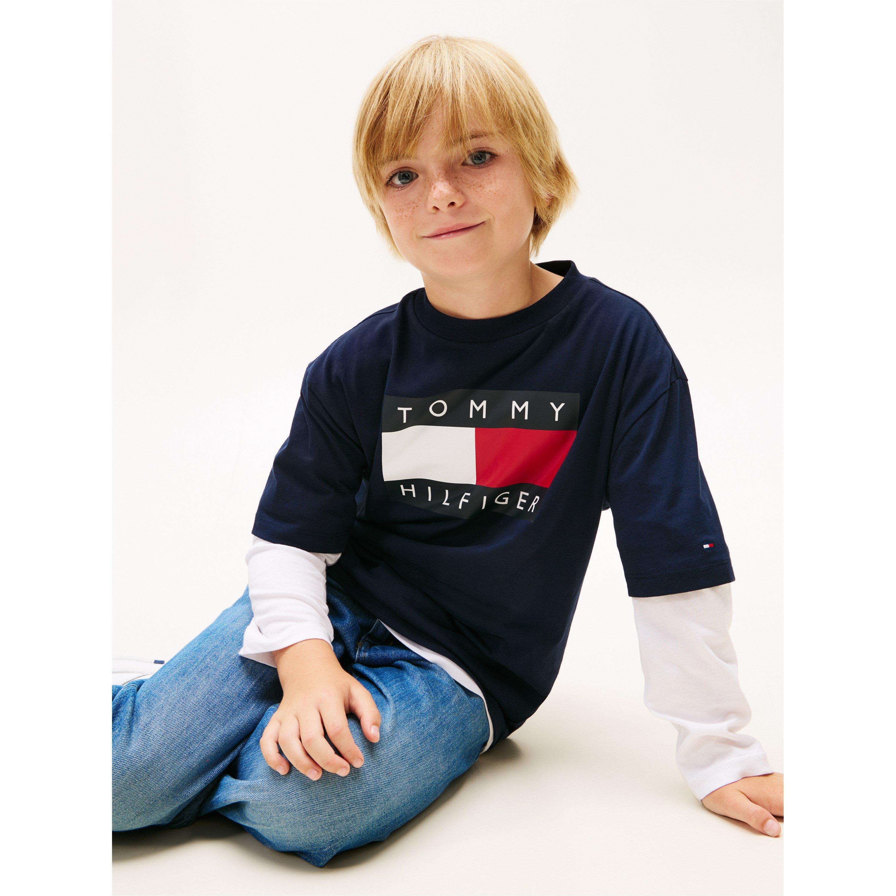 Night Navy C1G - Tommy Hilfiger - Kids' Heritage T-Shirt - 3