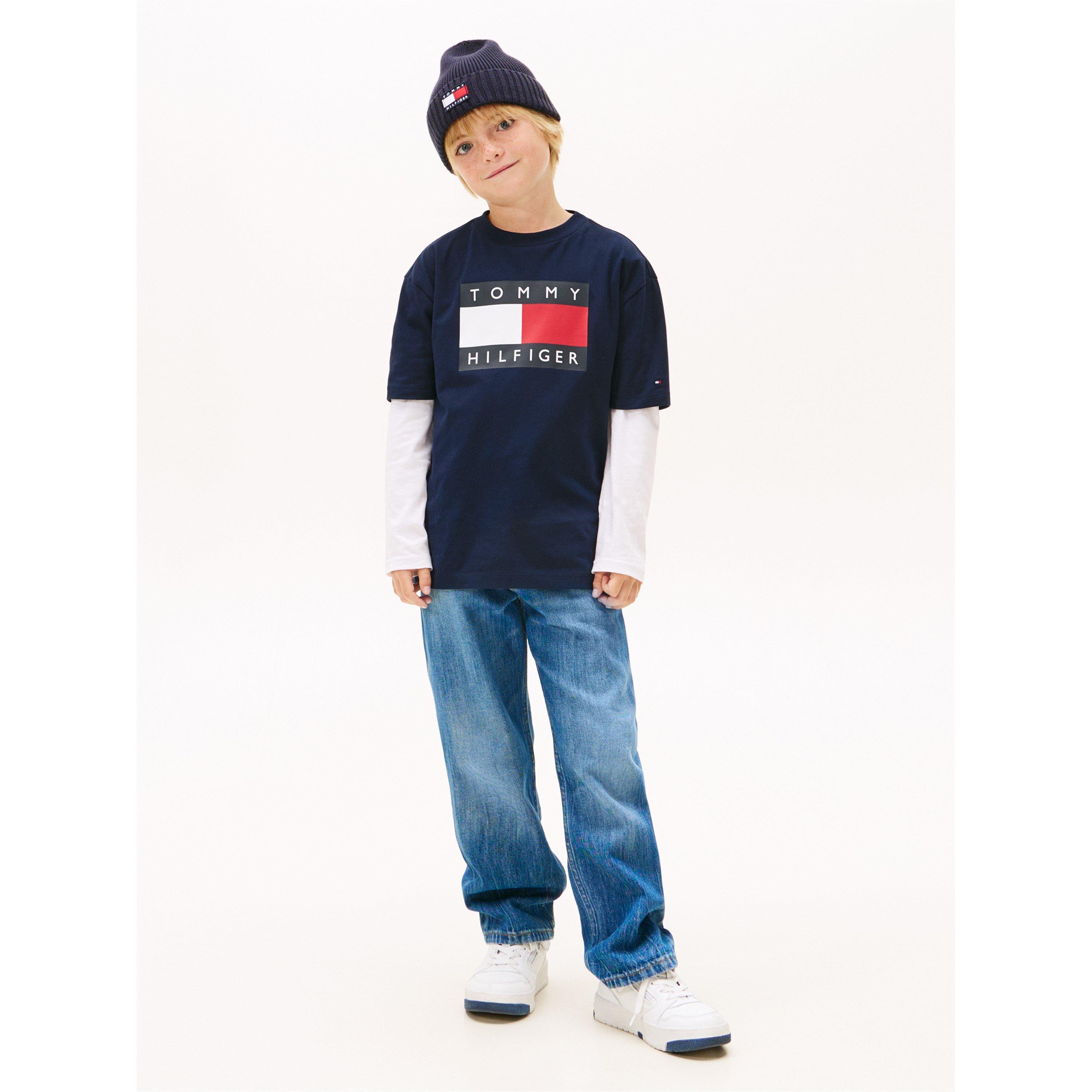Night Navy C1G - Tommy Hilfiger - Kids' Heritage T-Shirt - 4