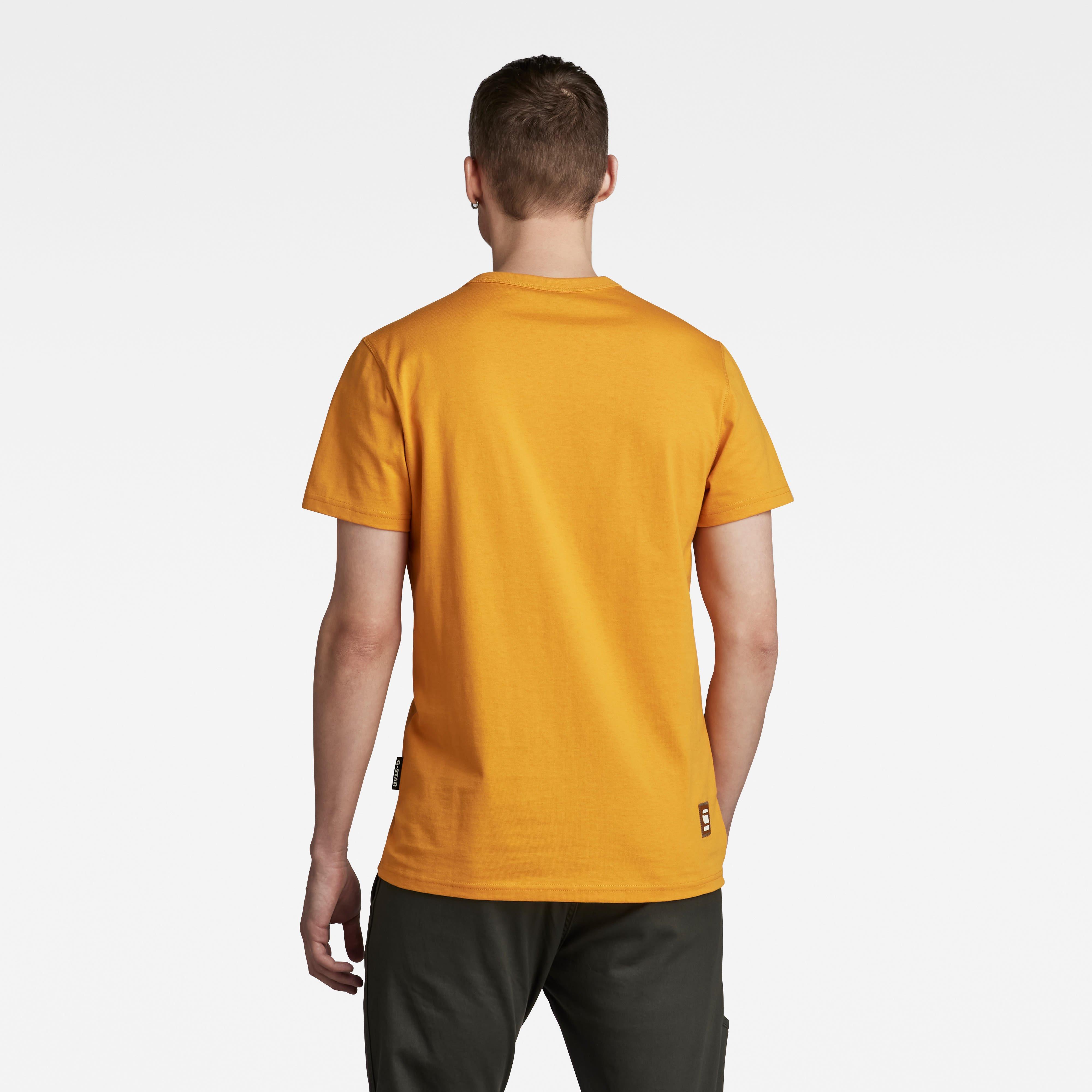 dull yellow - G Star - Men's G-Star Regular Fit T-Shirt - 3