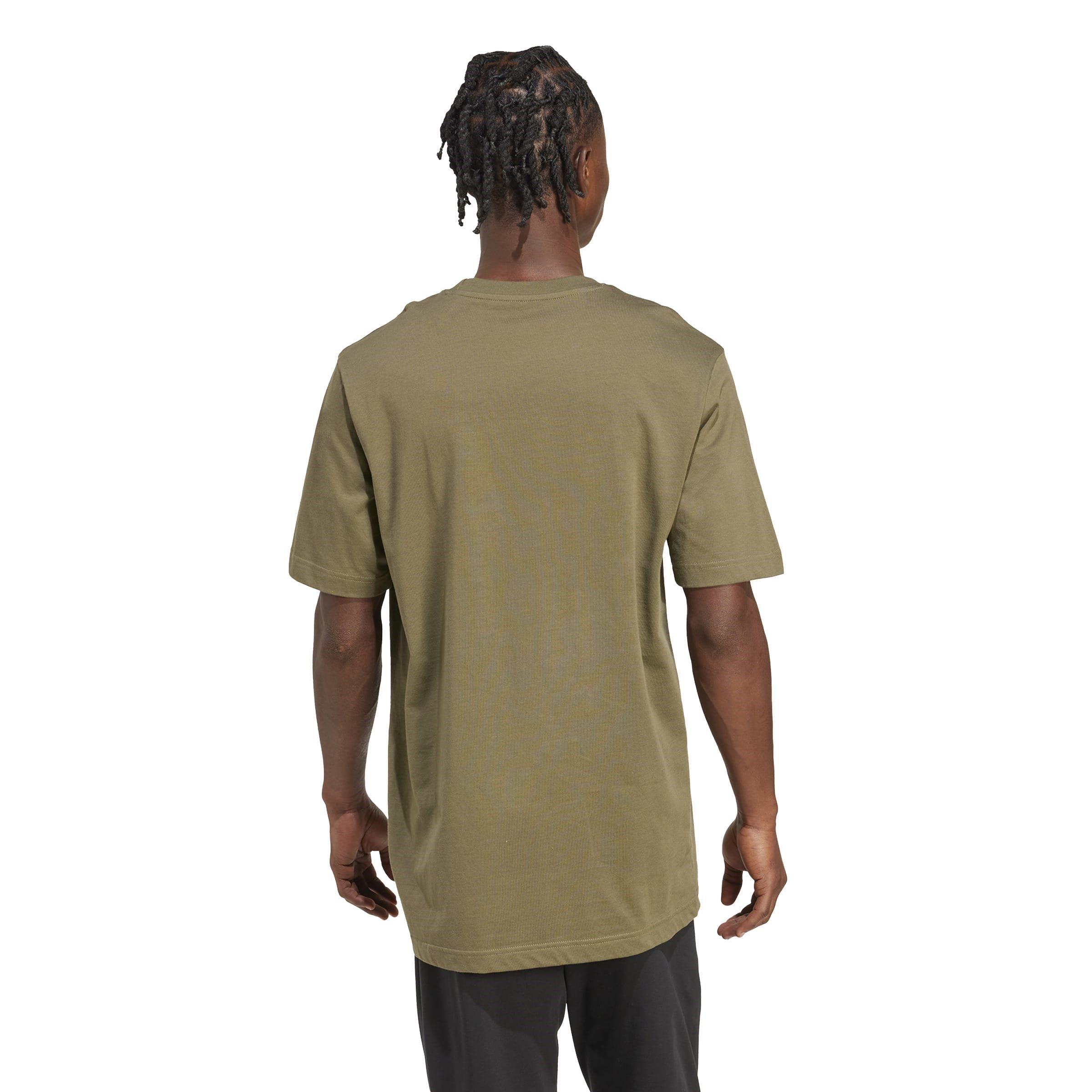 Olive Strata - adidas - PB and Junior Regular Fit T-Shirt - 3