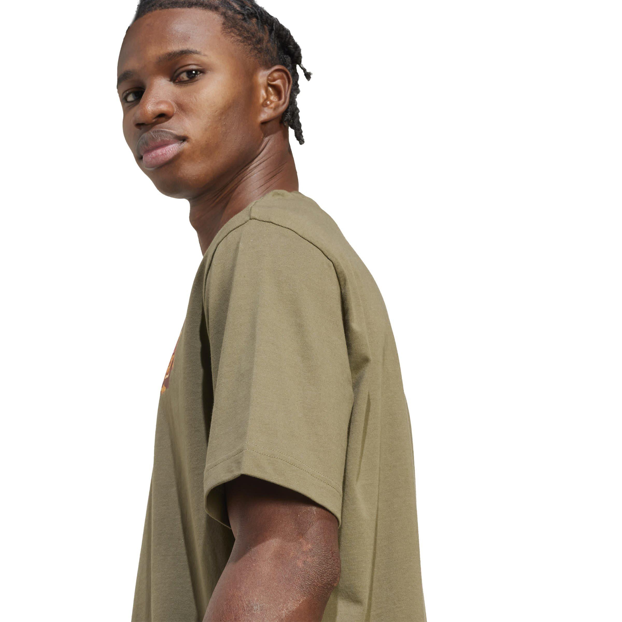 Olive Strata - adidas - PB and Junior Regular Fit T-Shirt - 4