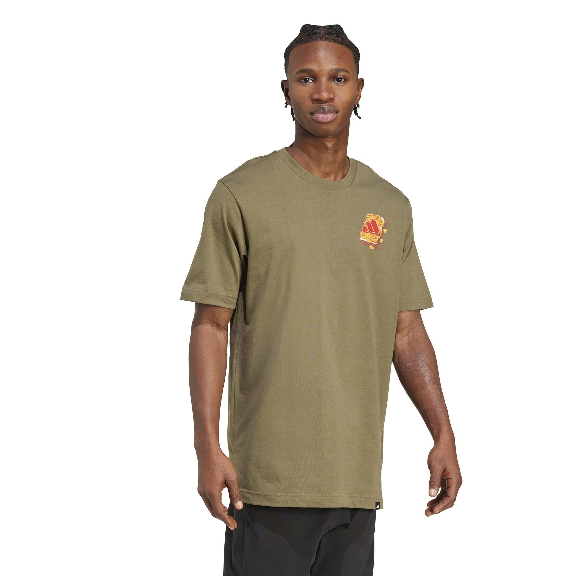 Olive Strata - adidas - PB and Junior Regular Fit T-Shirt - 6