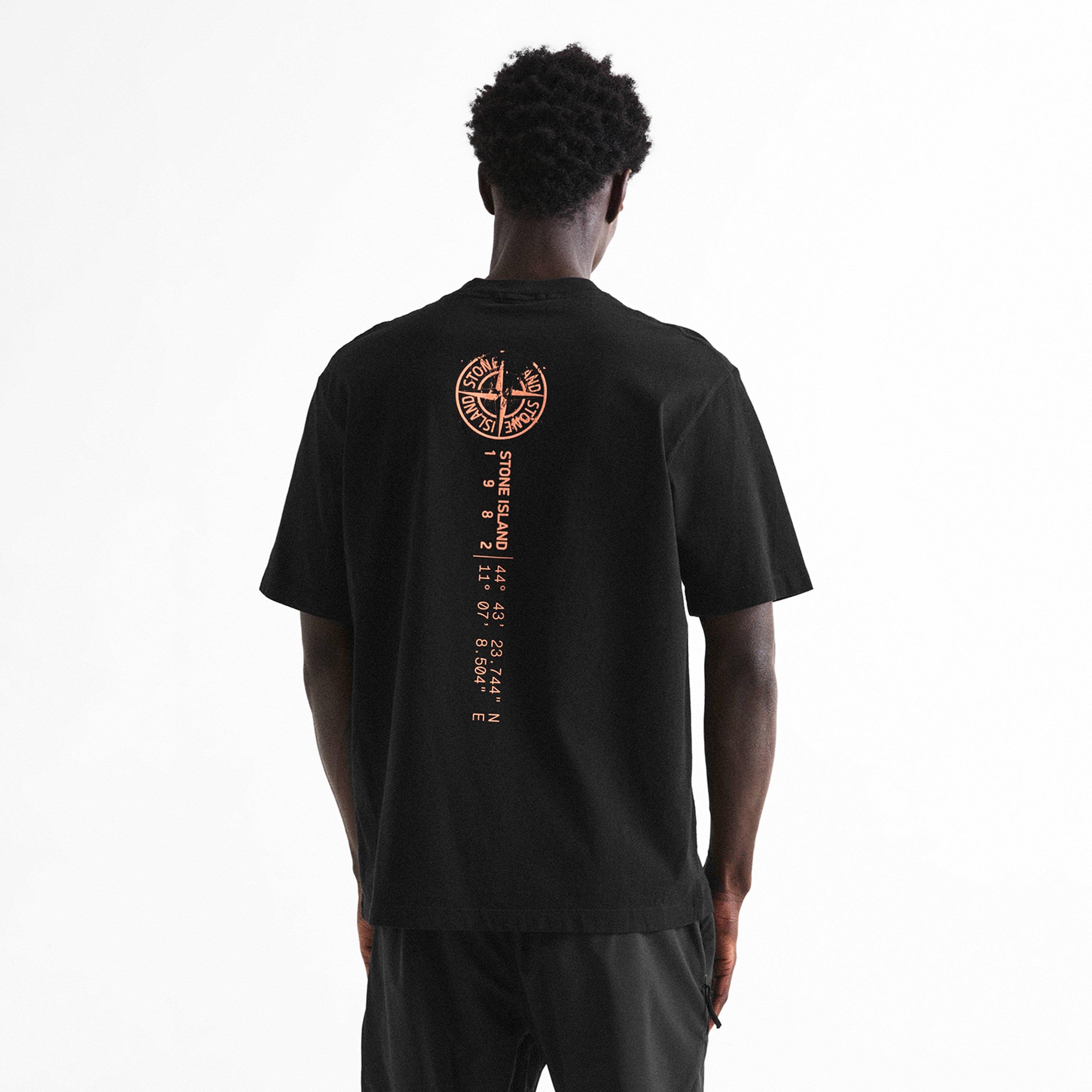 Black V0029 - Stone Island - Stone Vertical Tee Sn64 - 4
