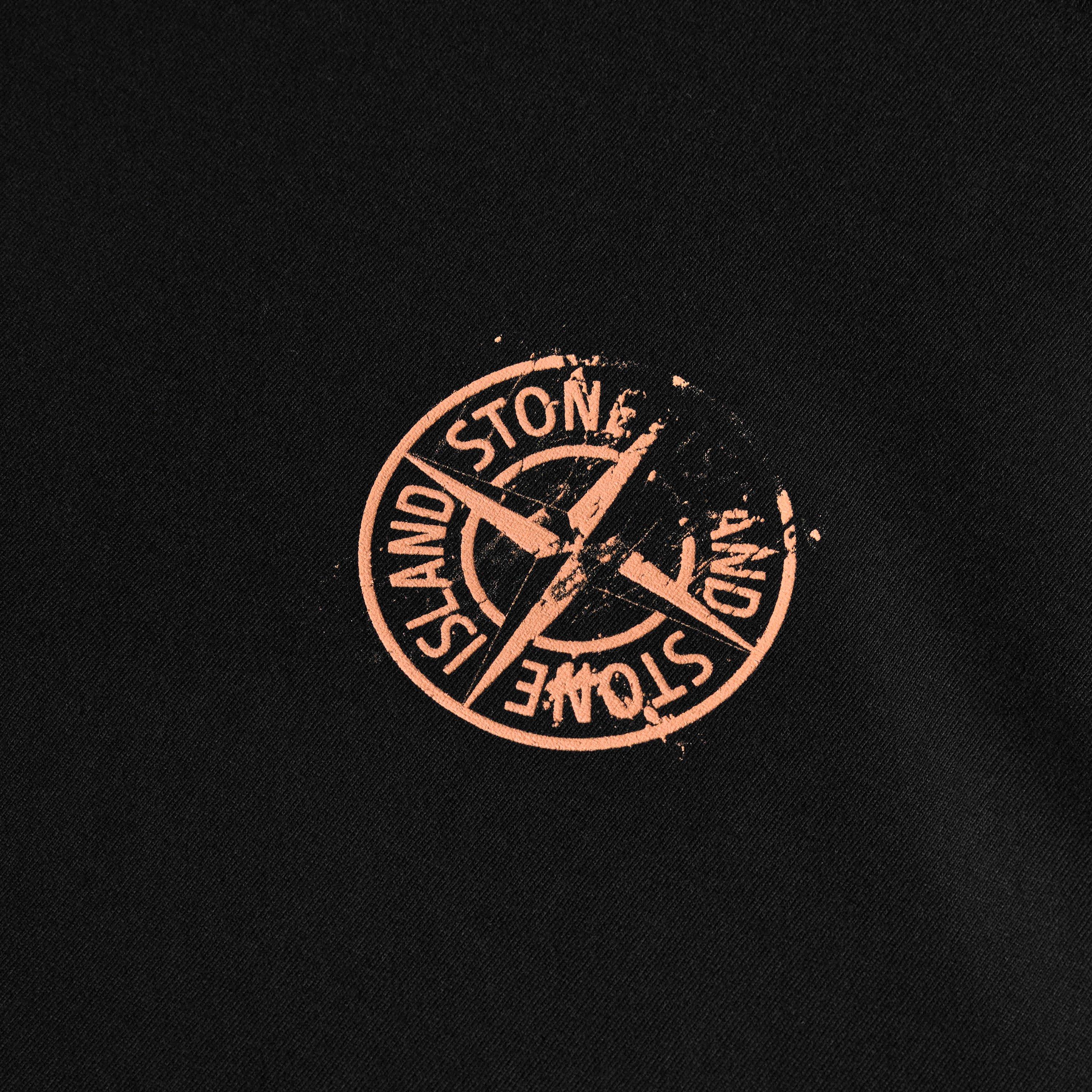 Black V0029 - Stone Island - Stone Vertical Tee Sn64 - 5