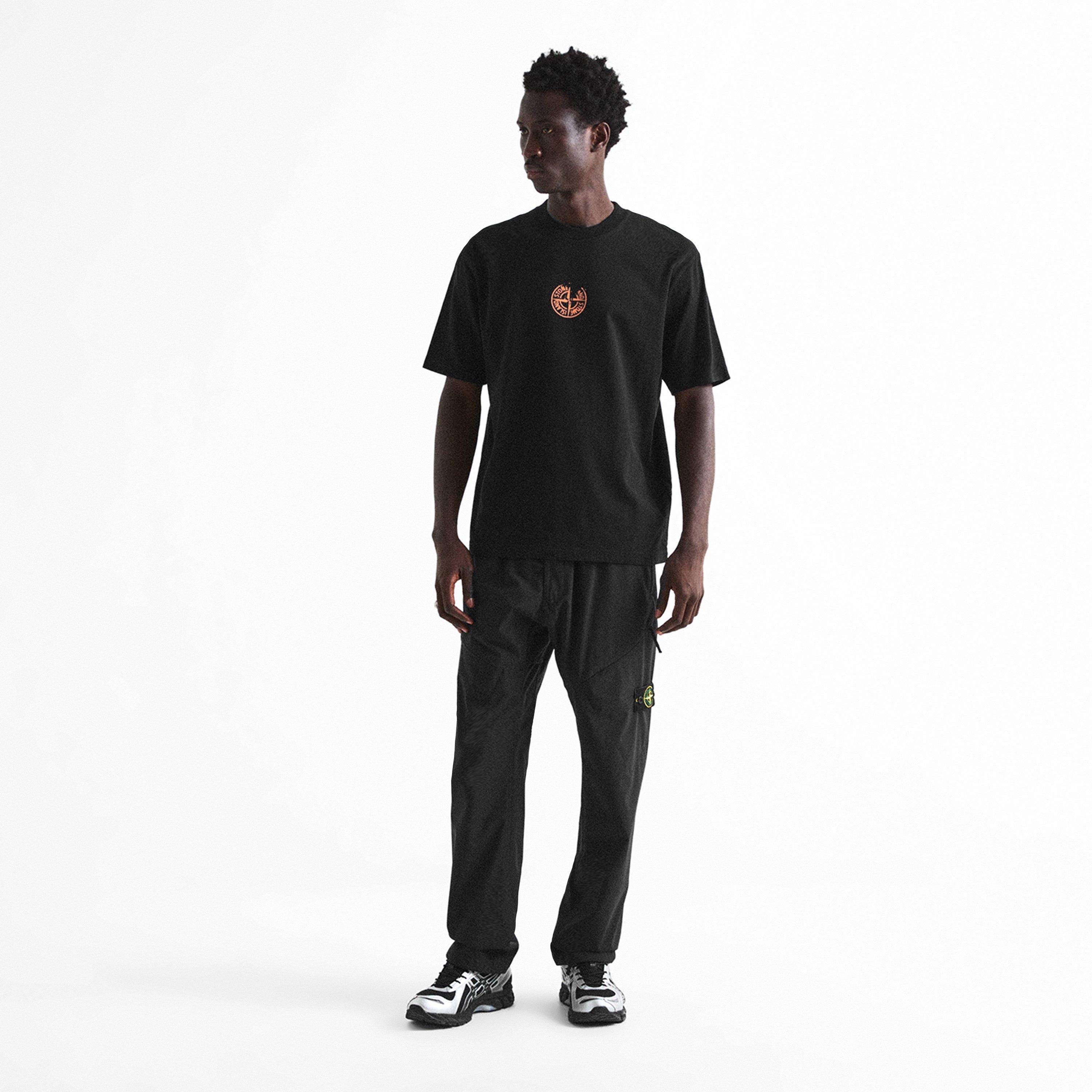 Black V0029 - Stone Island - Stone Vertical Tee Sn64 - 6