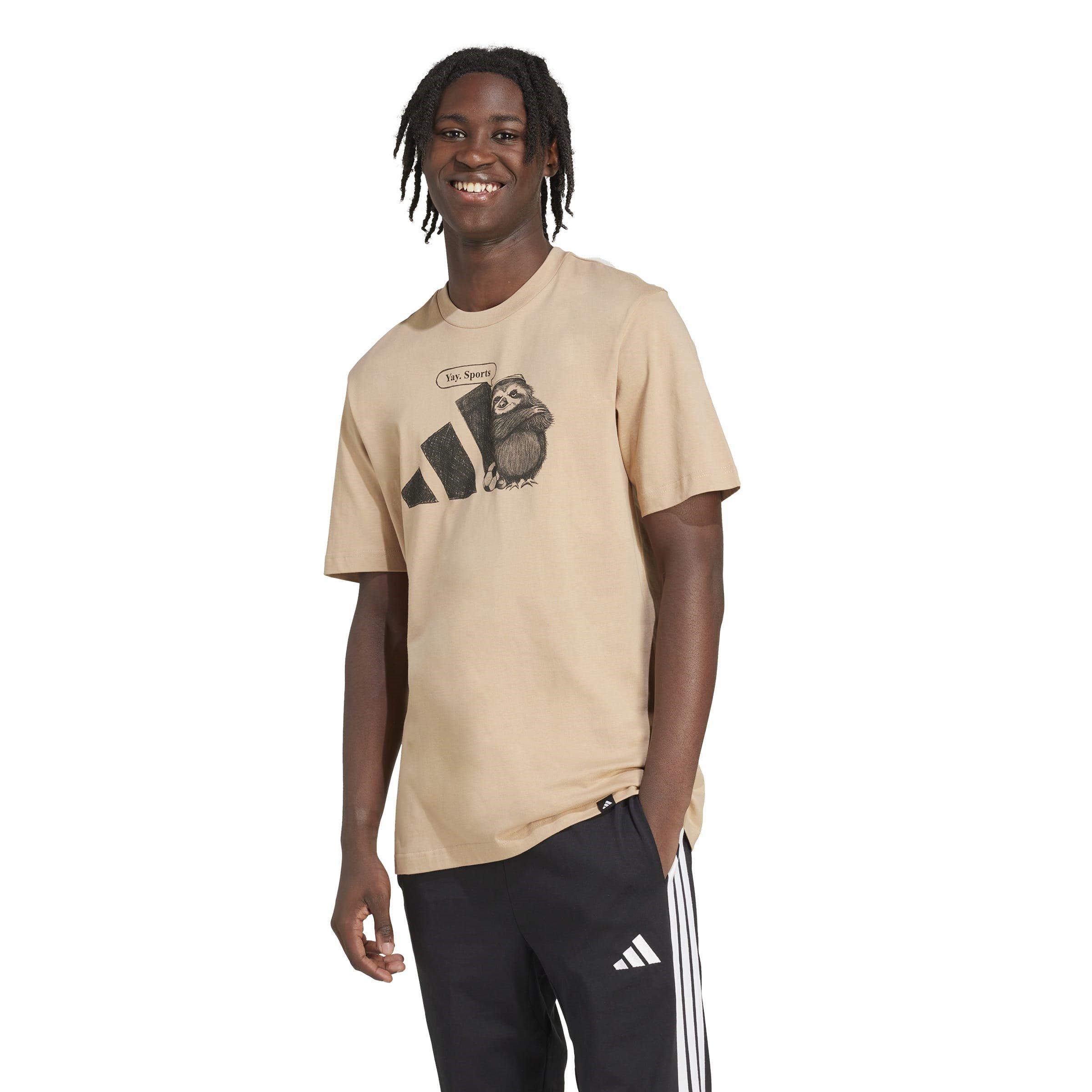 Warm Sandstone - adidas - Regular Fit T-Shirt - 2