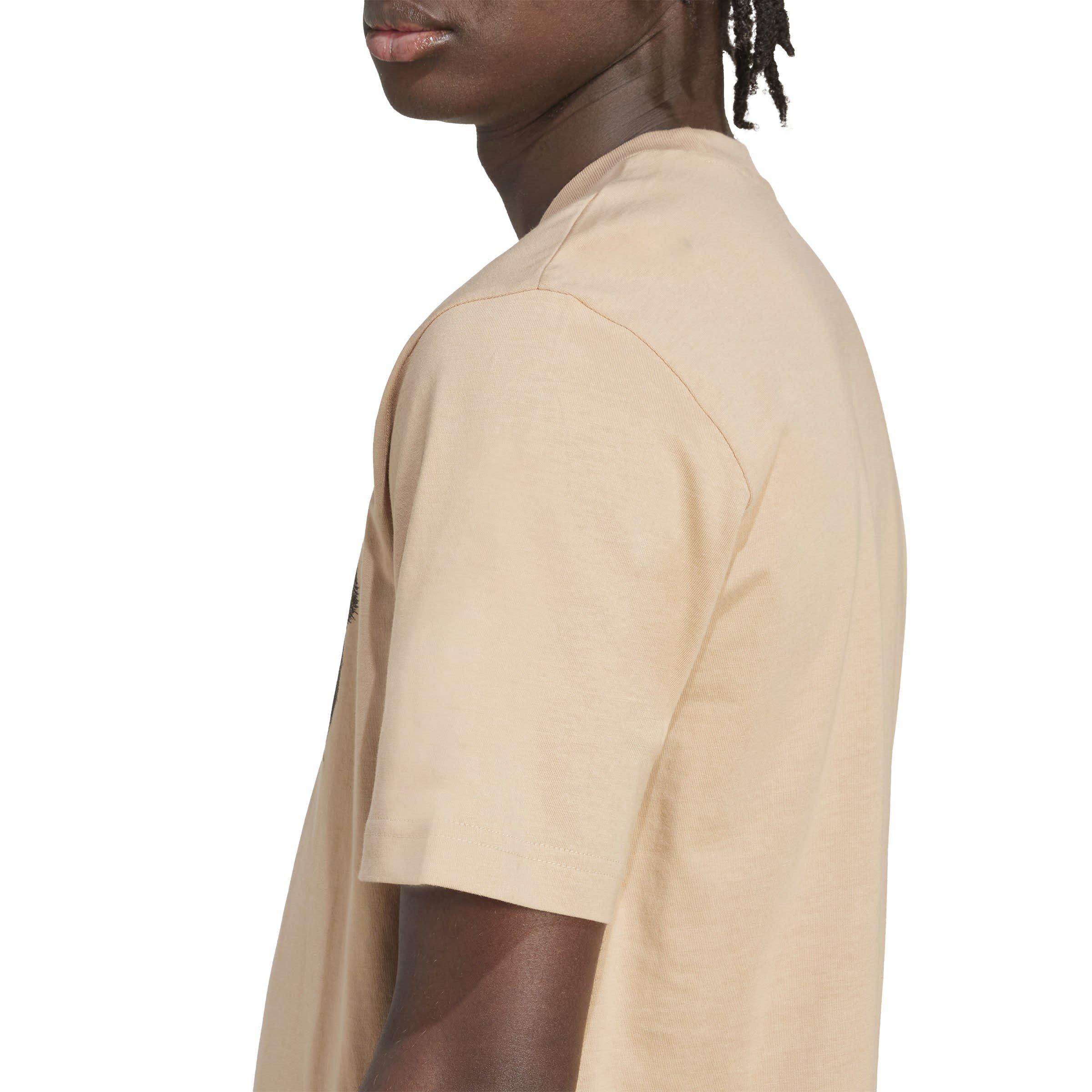 Warm Sandstone - adidas - Regular Fit T-Shirt - 4
