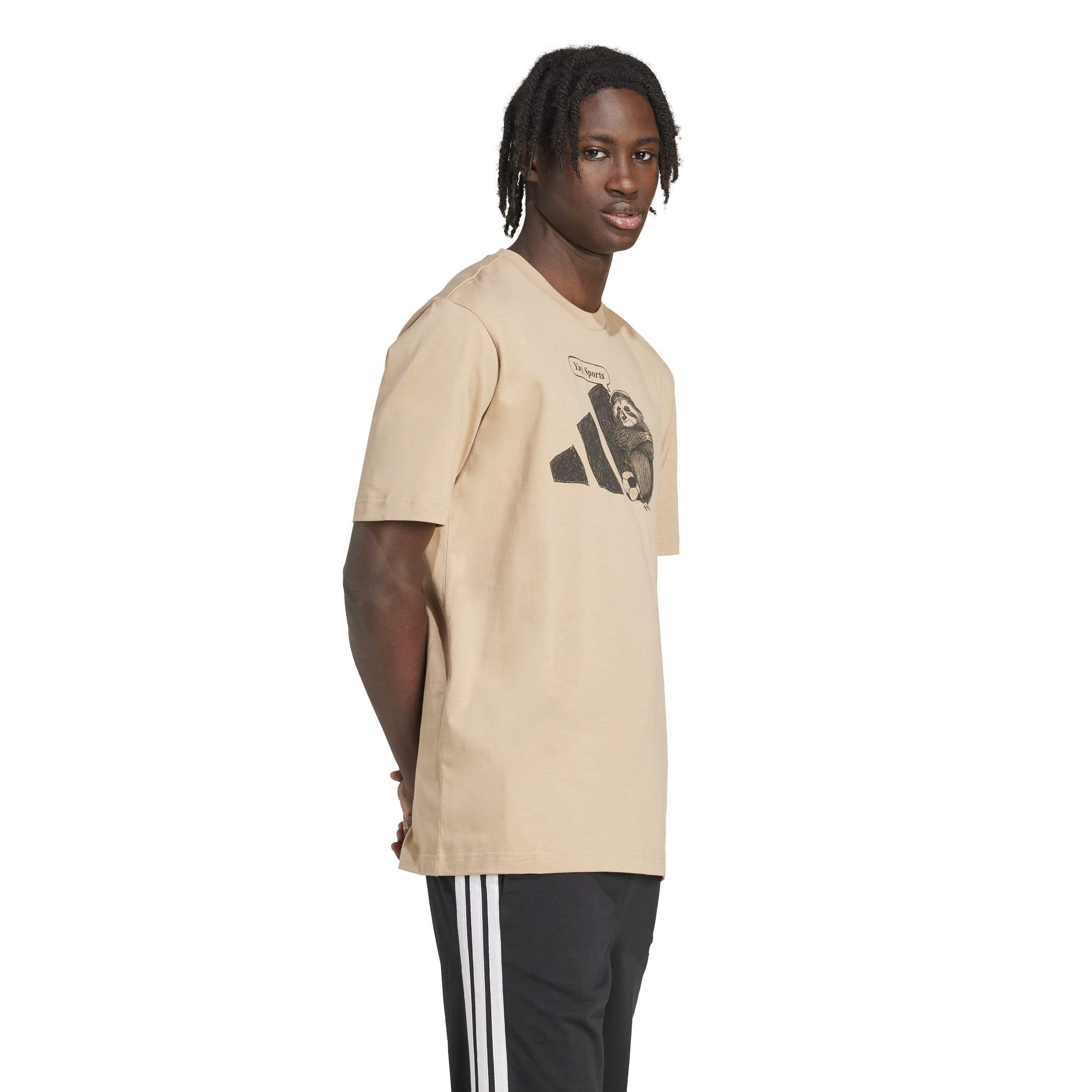 Warm Sandstone - adidas - Regular Fit T-Shirt - 6