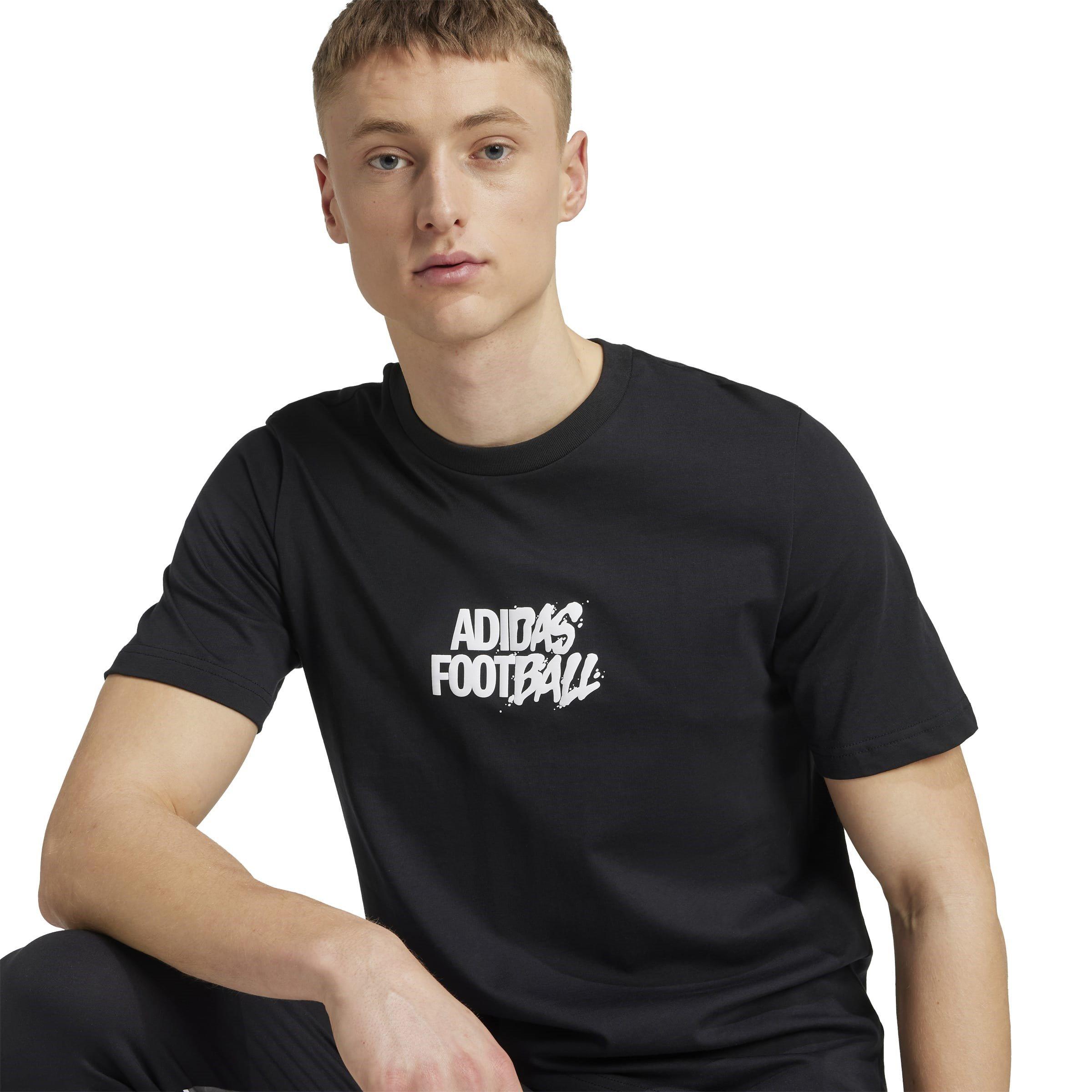 Black - adidas - Tango Regular Fit T-Shirt - 4