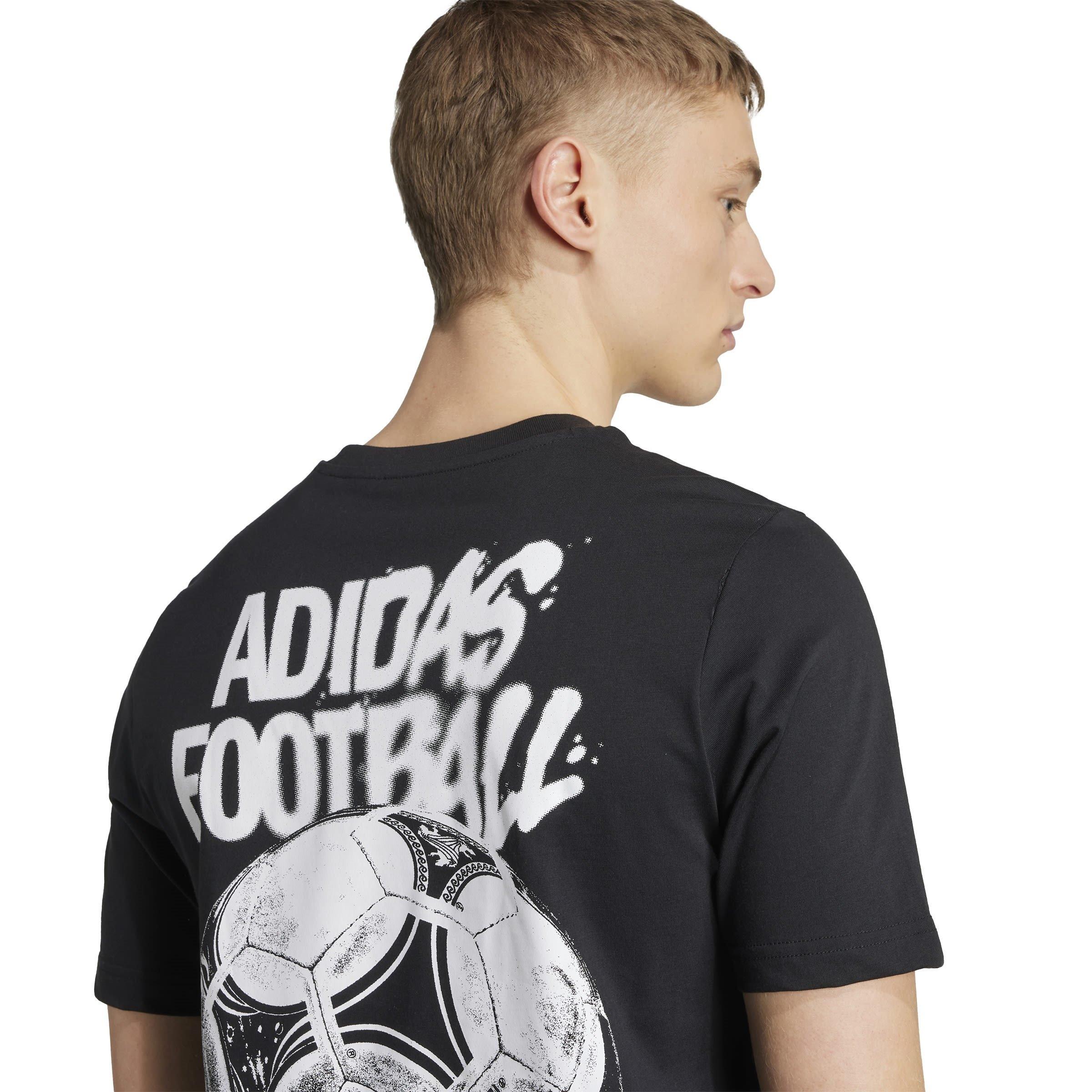 Black - adidas - Tango Regular Fit T-Shirt - 5