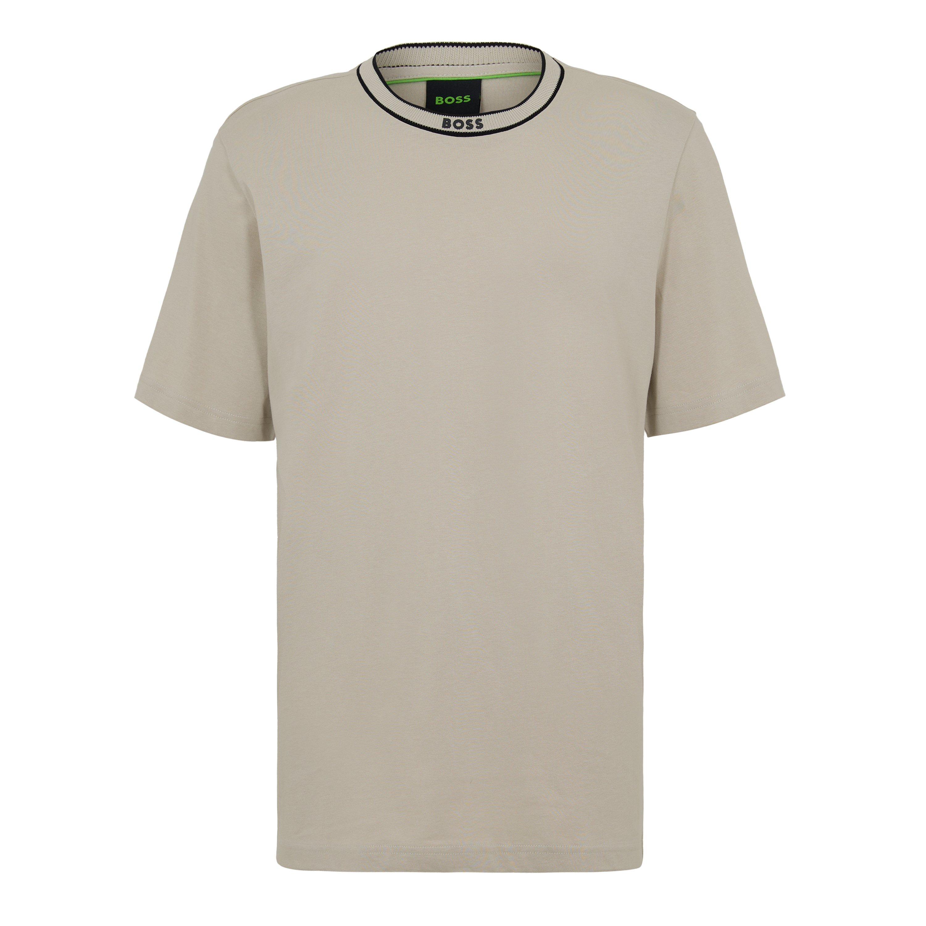 Boss Tee 5 10276616 01 T-Shirt Mens - Light Beige 272 - S