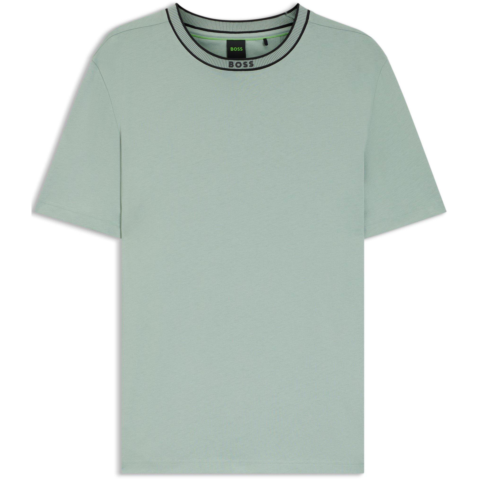 Boss Tee 5 10276616 01 T-Shirt Mens - Open Green 357 - S