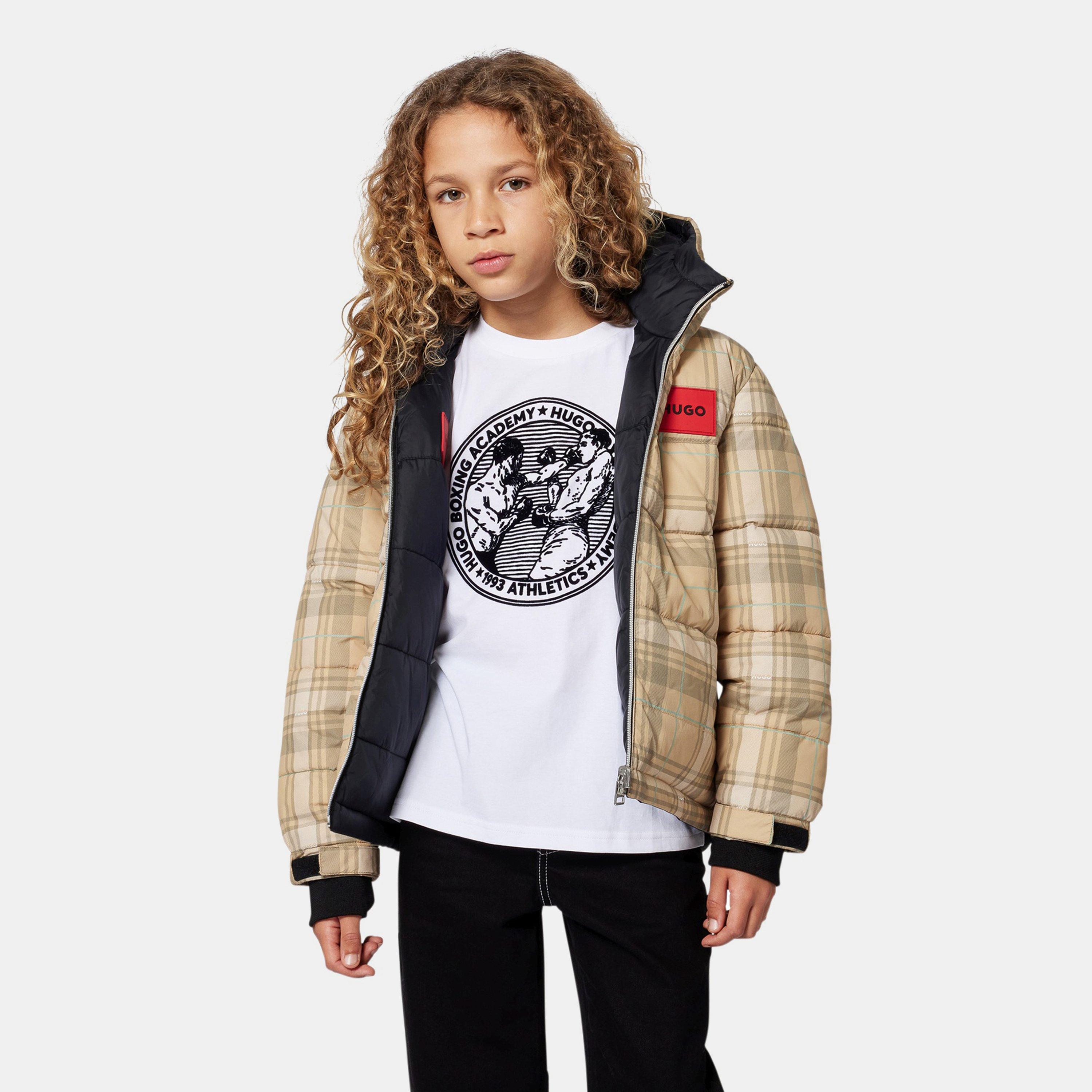 White - Hugo - Kids' Boxing Regular Fit T-Shirt - 2