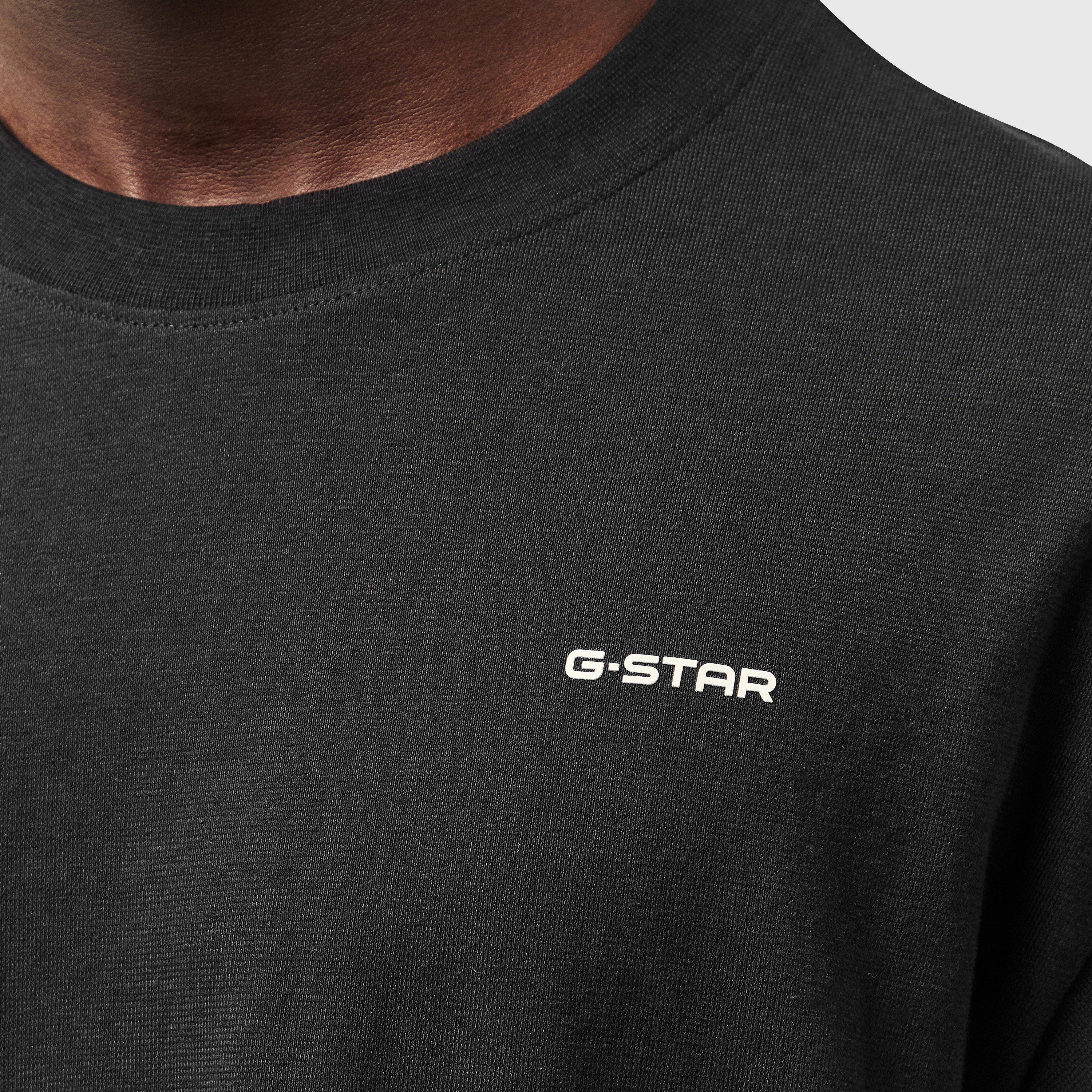 Black - G Star - Men's Gstar Base Regular Fit T-Shirt - 5