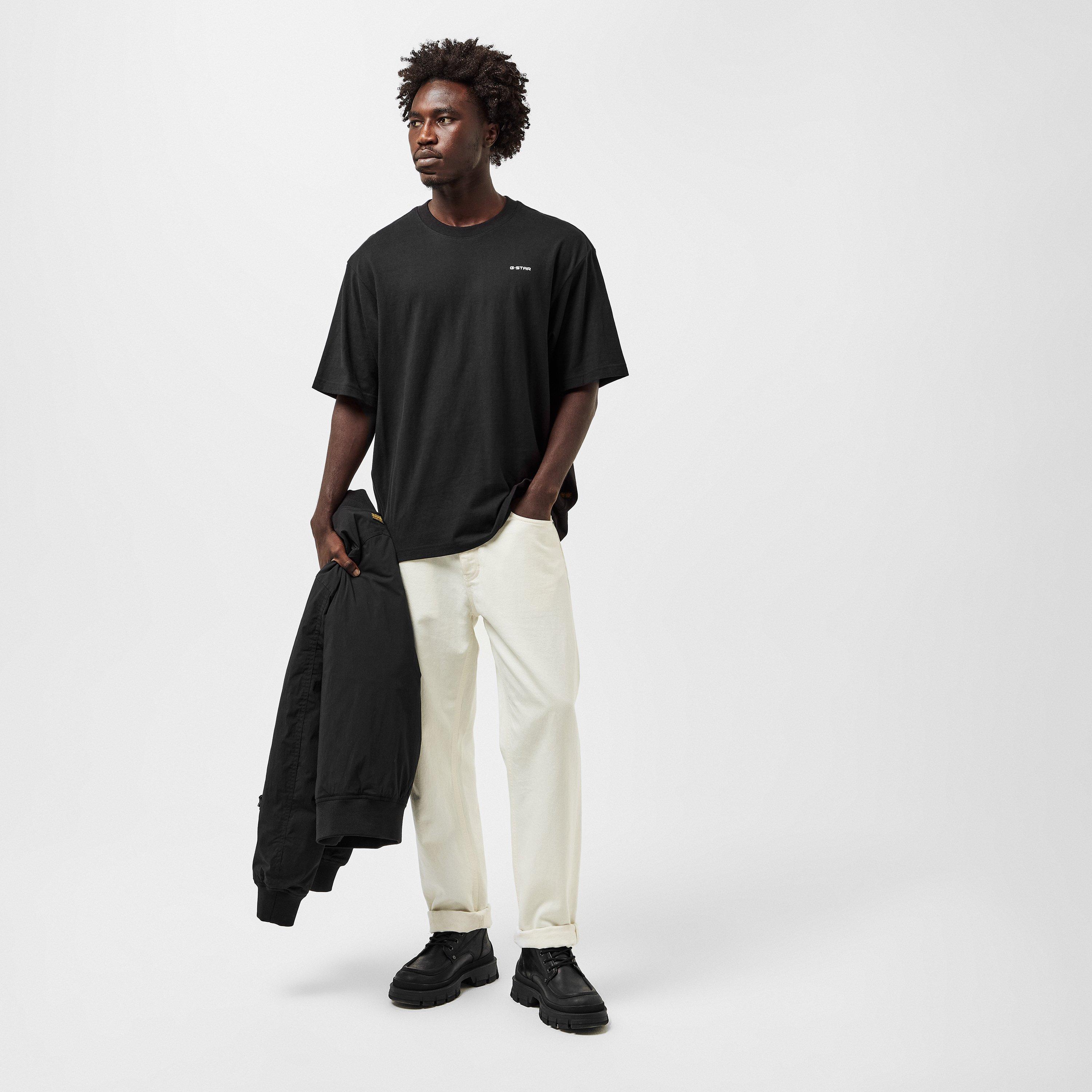 Black - G Star - Men's Gstar Base Regular Fit T-Shirt - 6