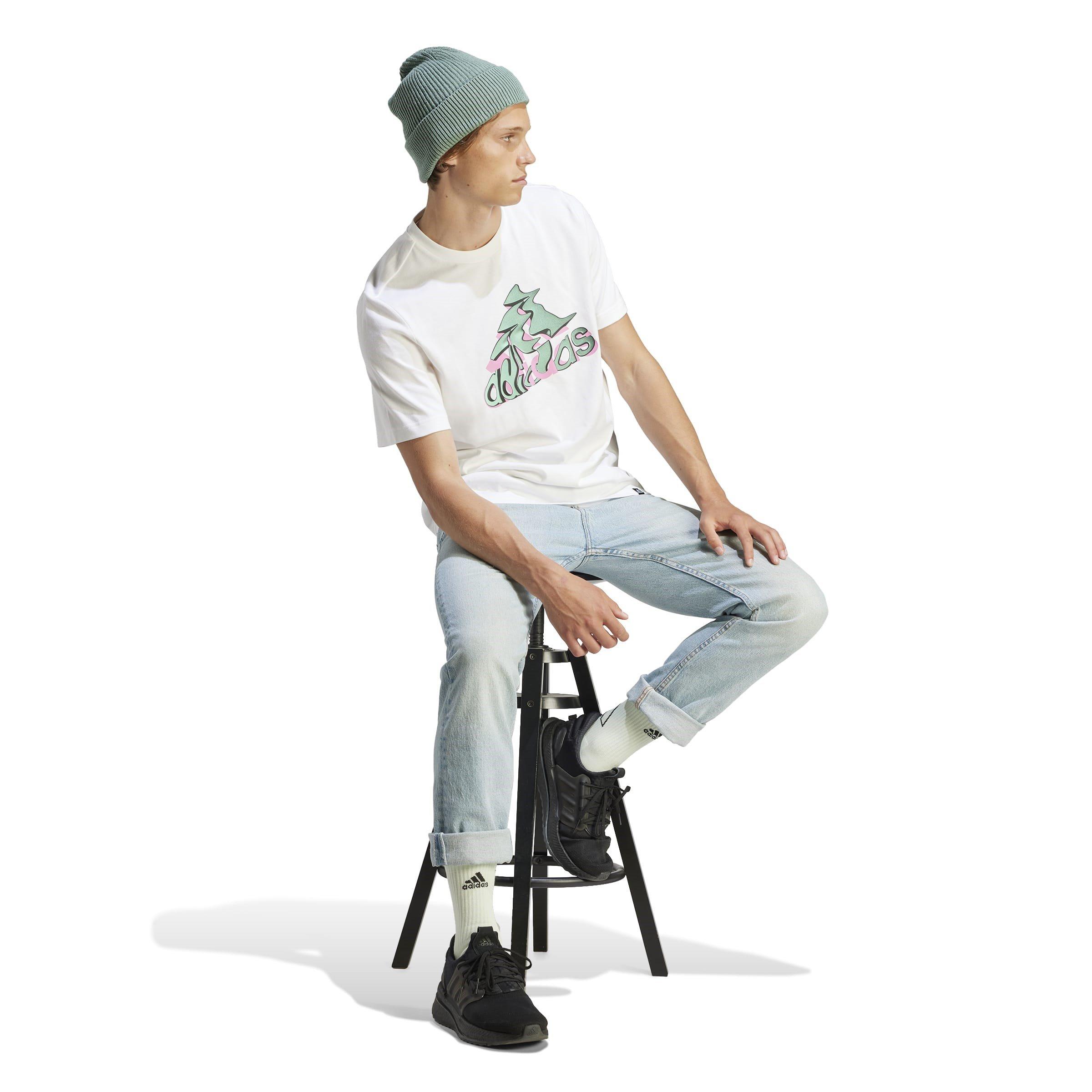 White - adidas - Regular Fit T-Shirt - 4