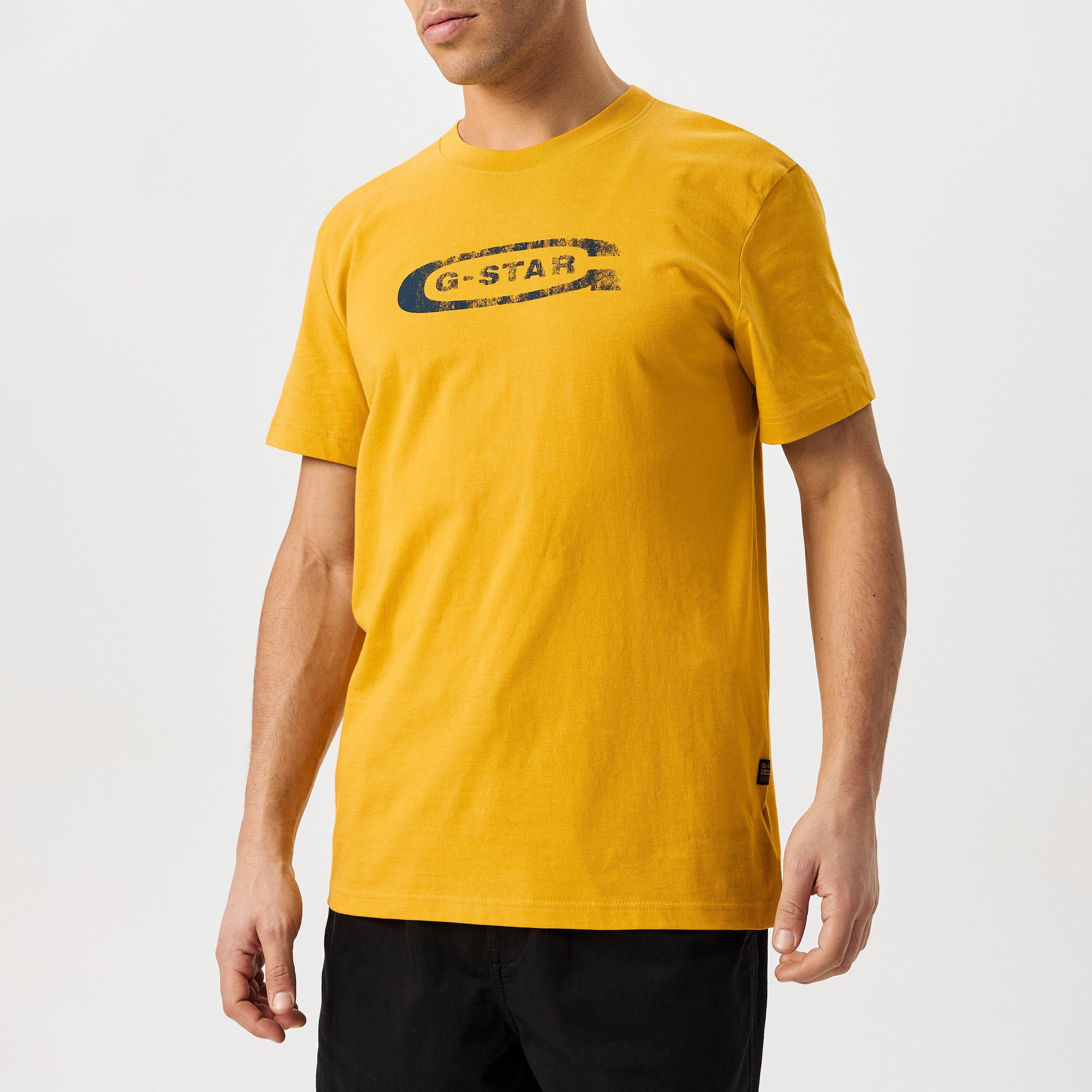 Dk Lemon - G Star - Stacked Old Skool Logo T-Shirt - 3