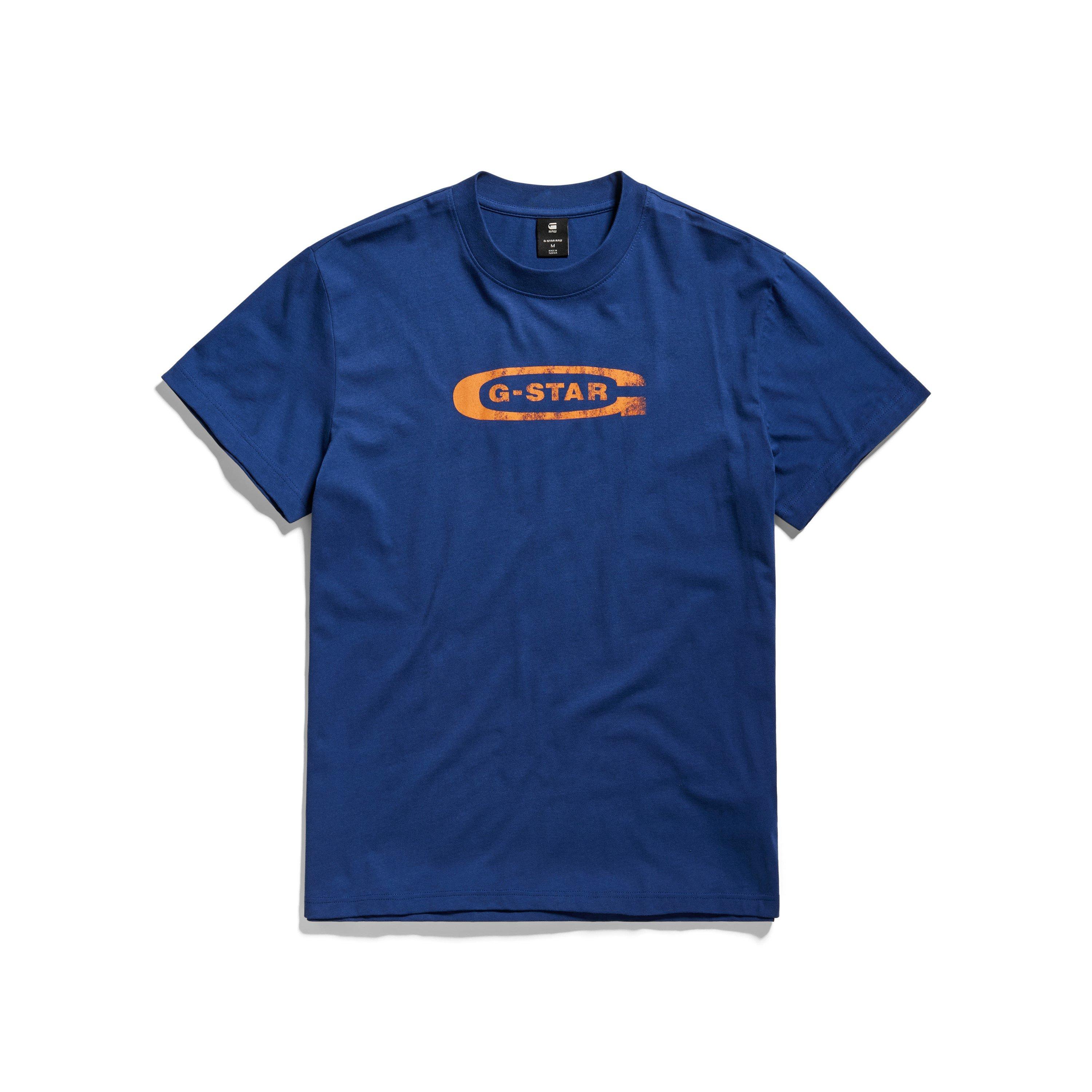 G Star | Stacked Old Skool Logo T-Shirt | Regular Fit T
