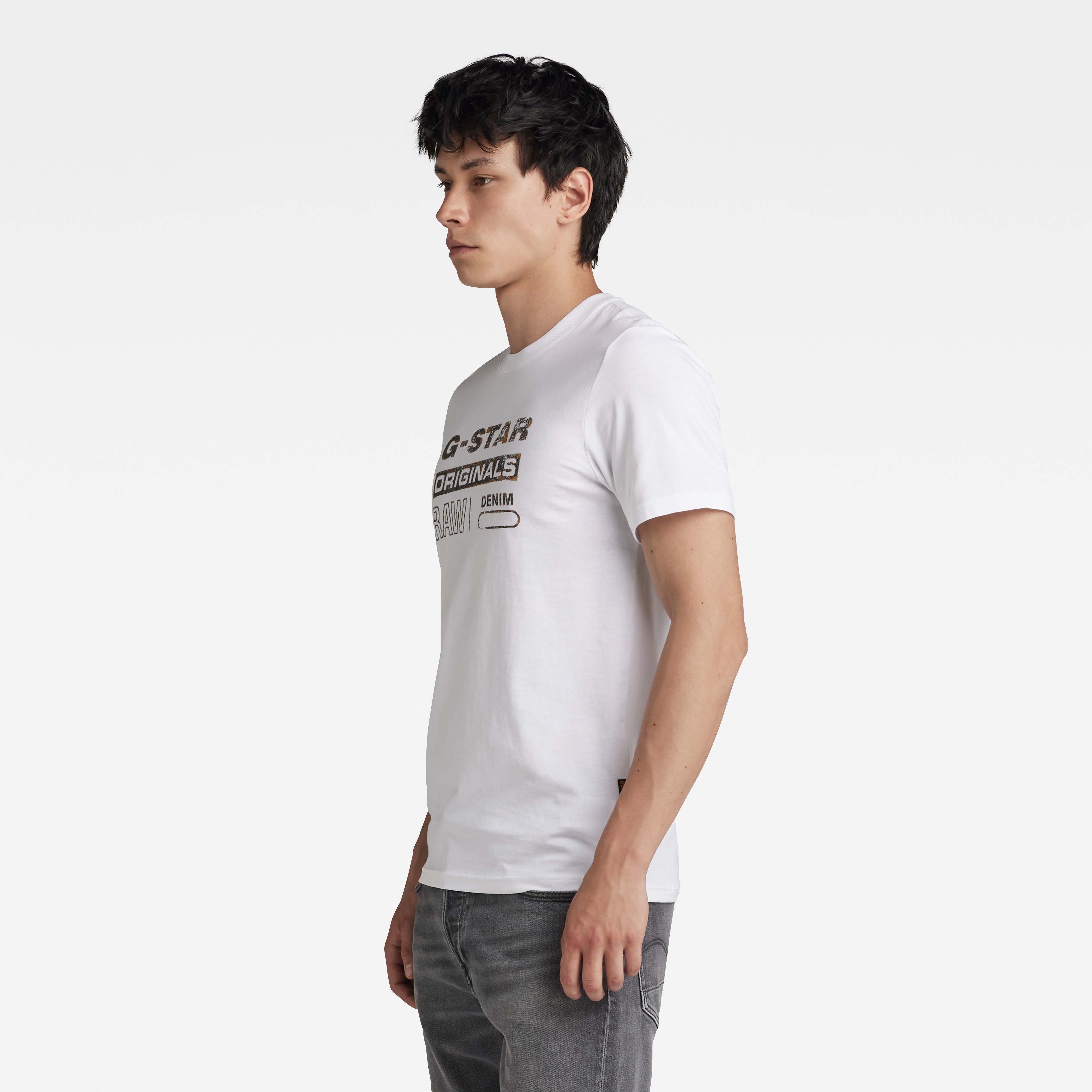 Blanc - G Star - Men's Originals Regular Fit T-Shirt - 2