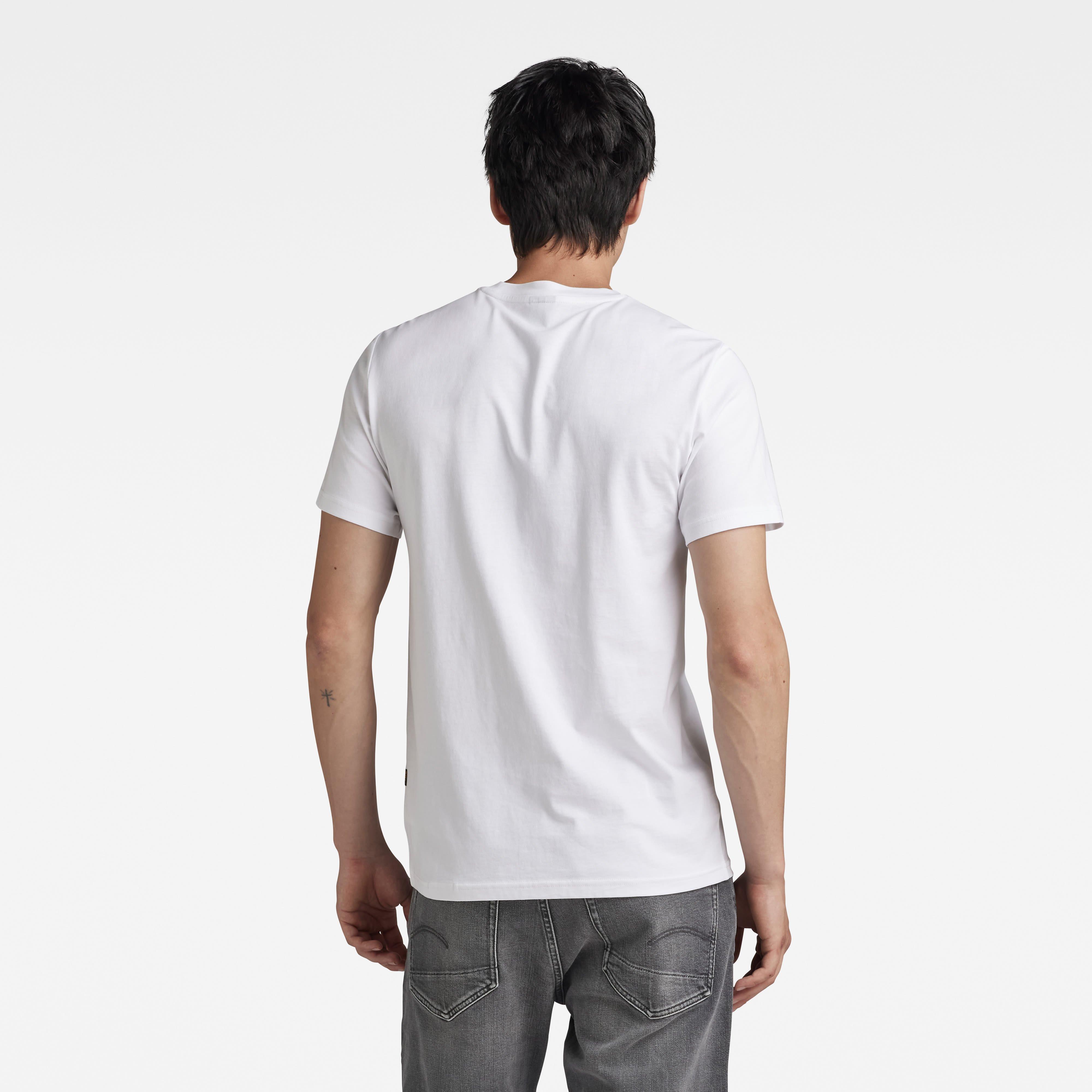 Blanc - G Star - Men's Originals Regular Fit T-Shirt - 3