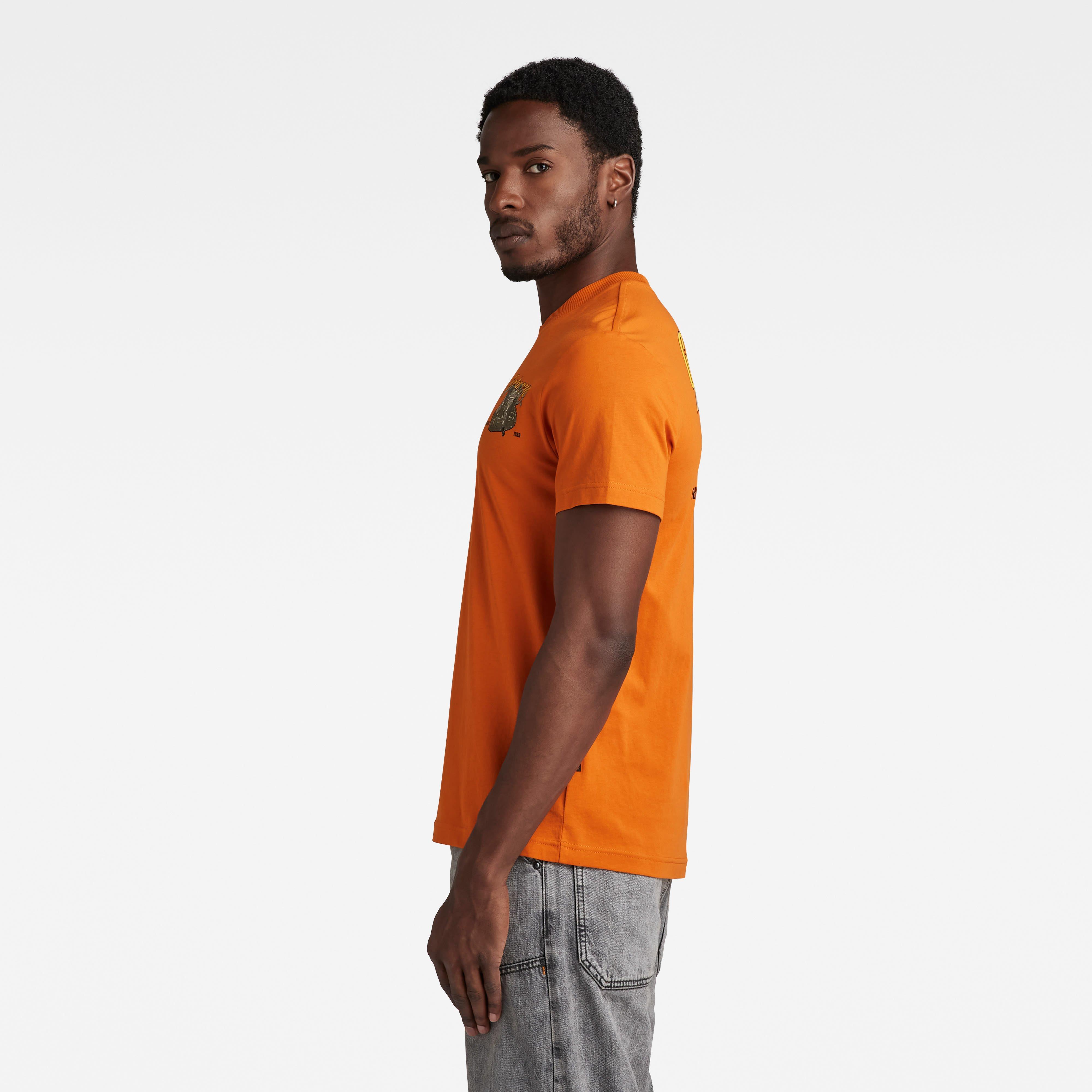 Laranja - G Star - Men's Regular Fit Graphic T-Shirt - 2