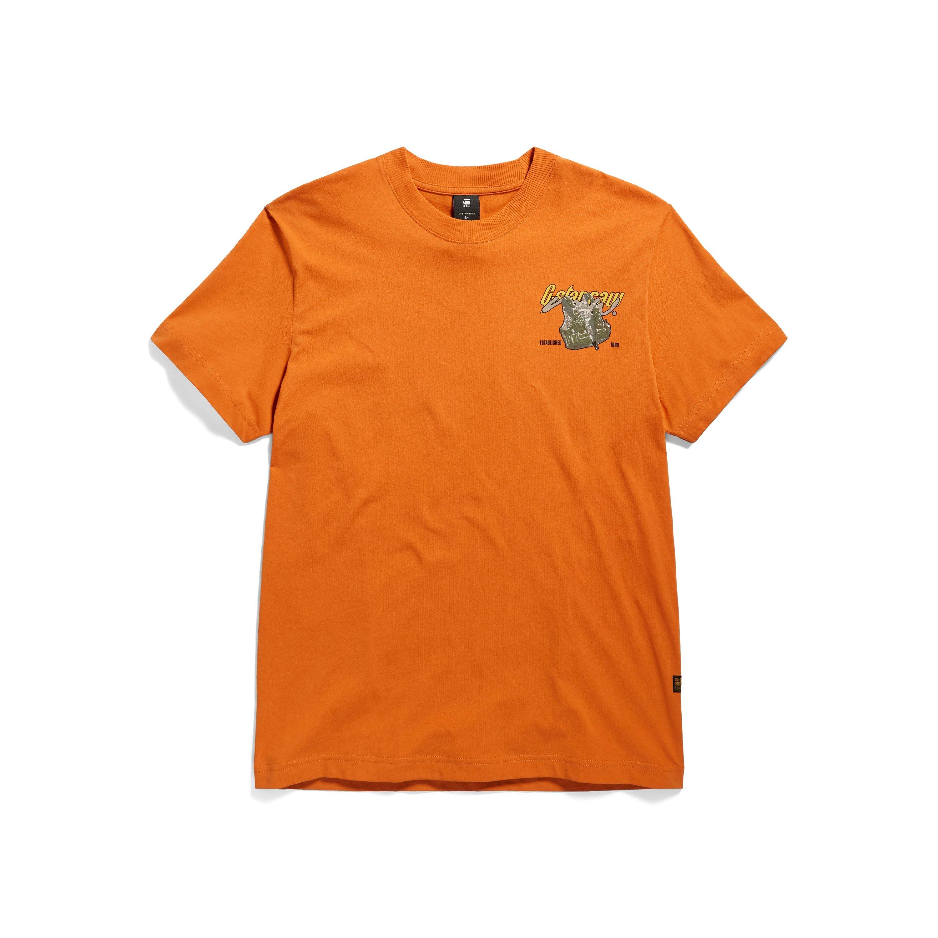 Laranja - G Star - Men's Regular Fit Graphic T-Shirt - 5