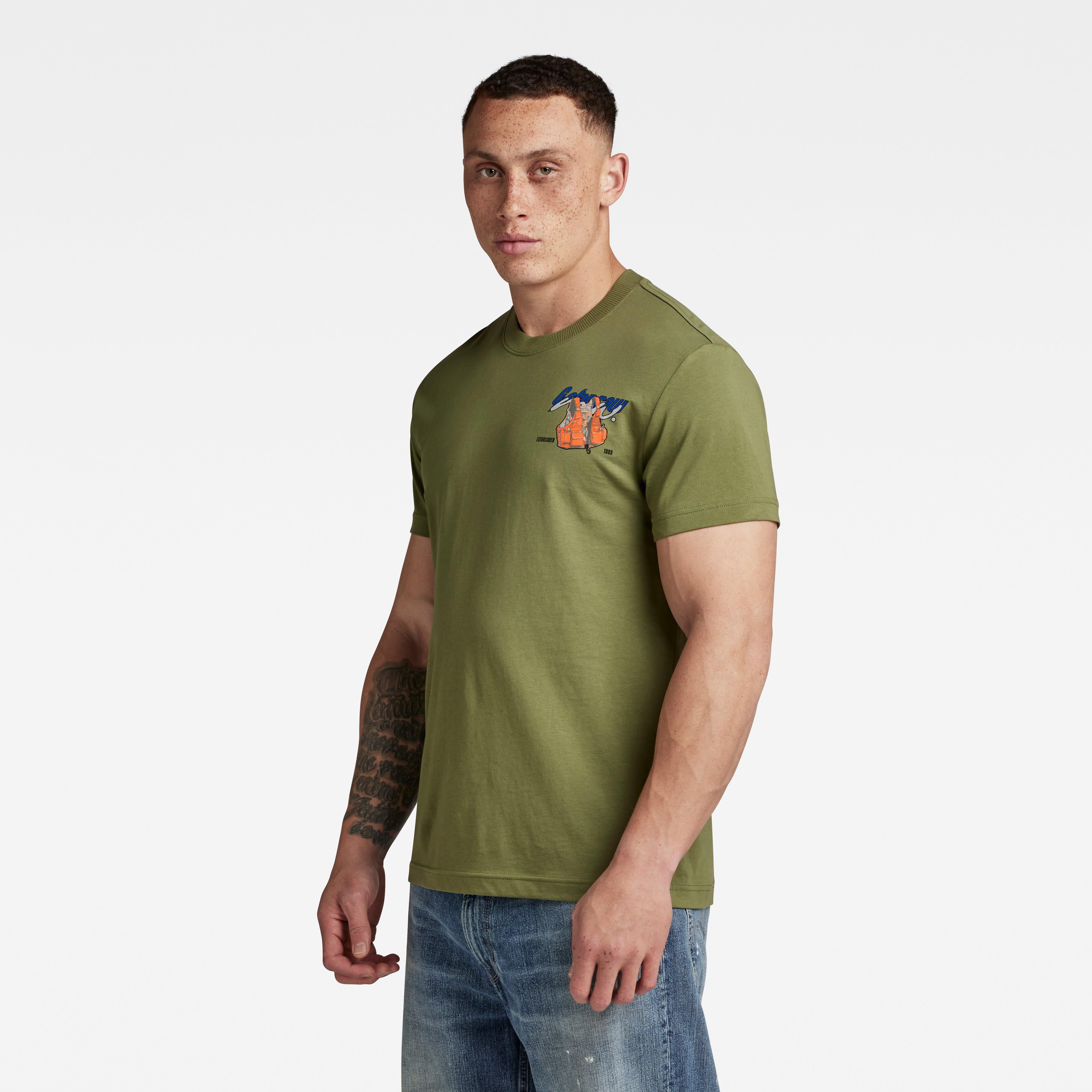 Sage - G Star - Men's Graphic T-Shirt - 2