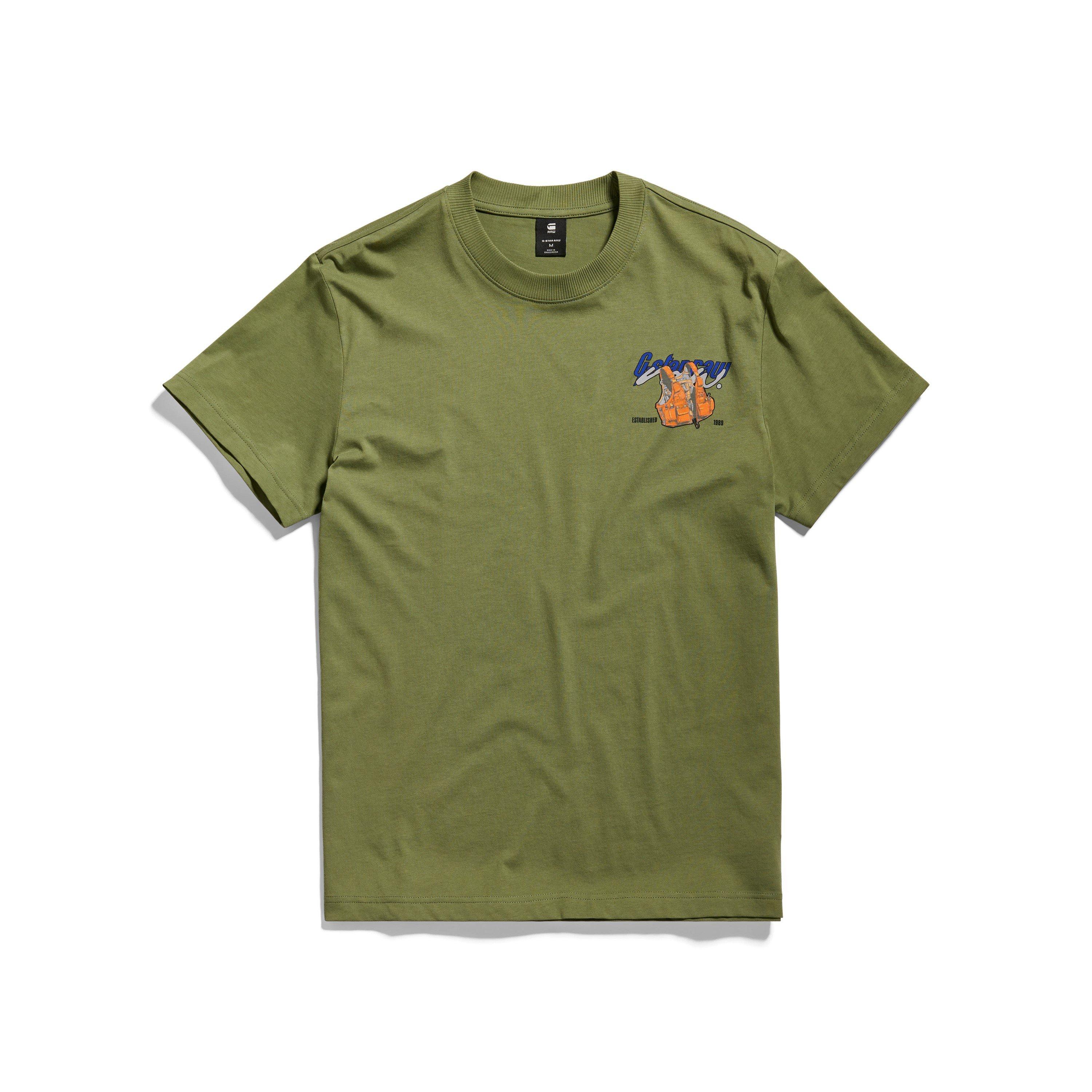 Sage - G Star - Men's Graphic T-Shirt - 5