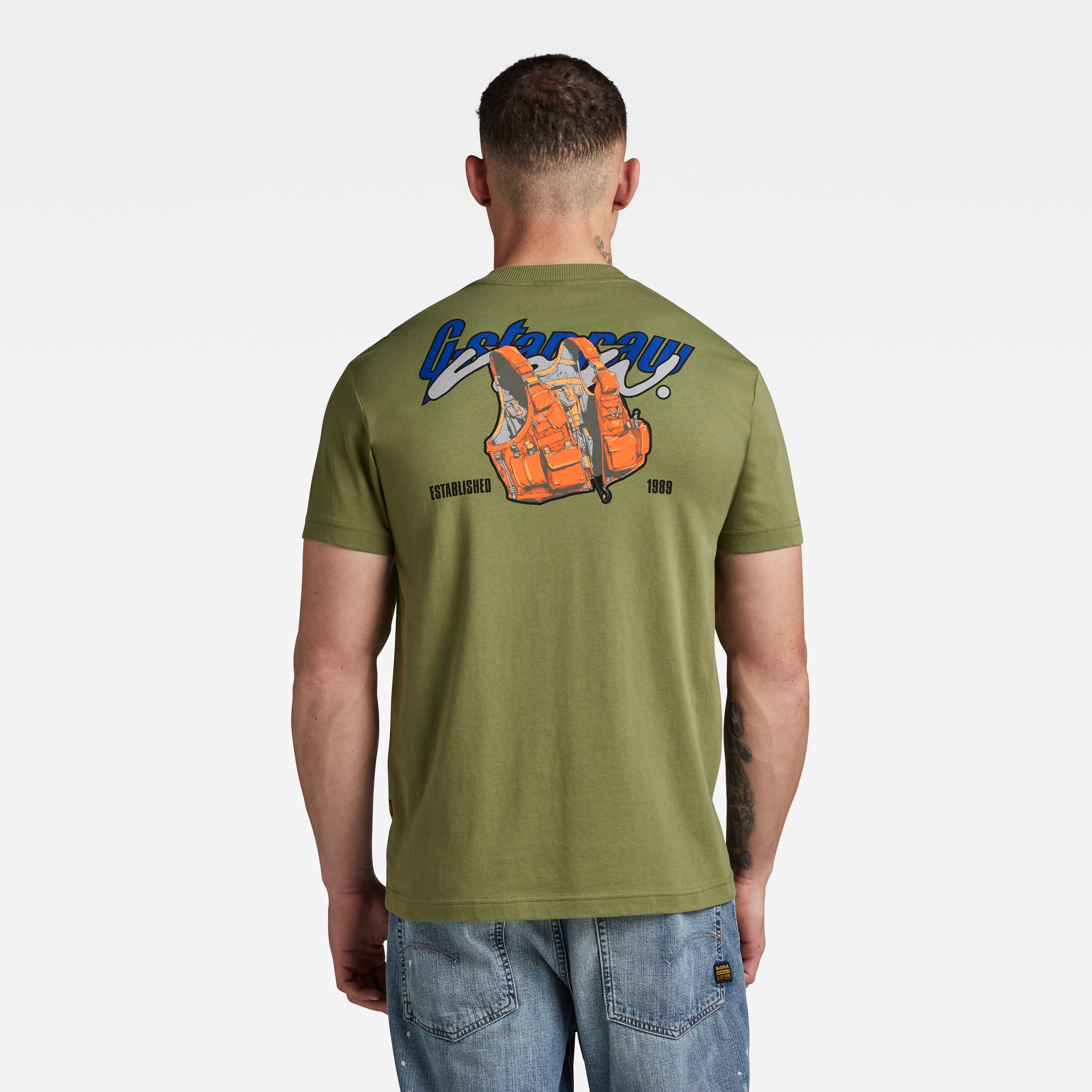 Sage - G Star - Men's Graphic T-Shirt - 3