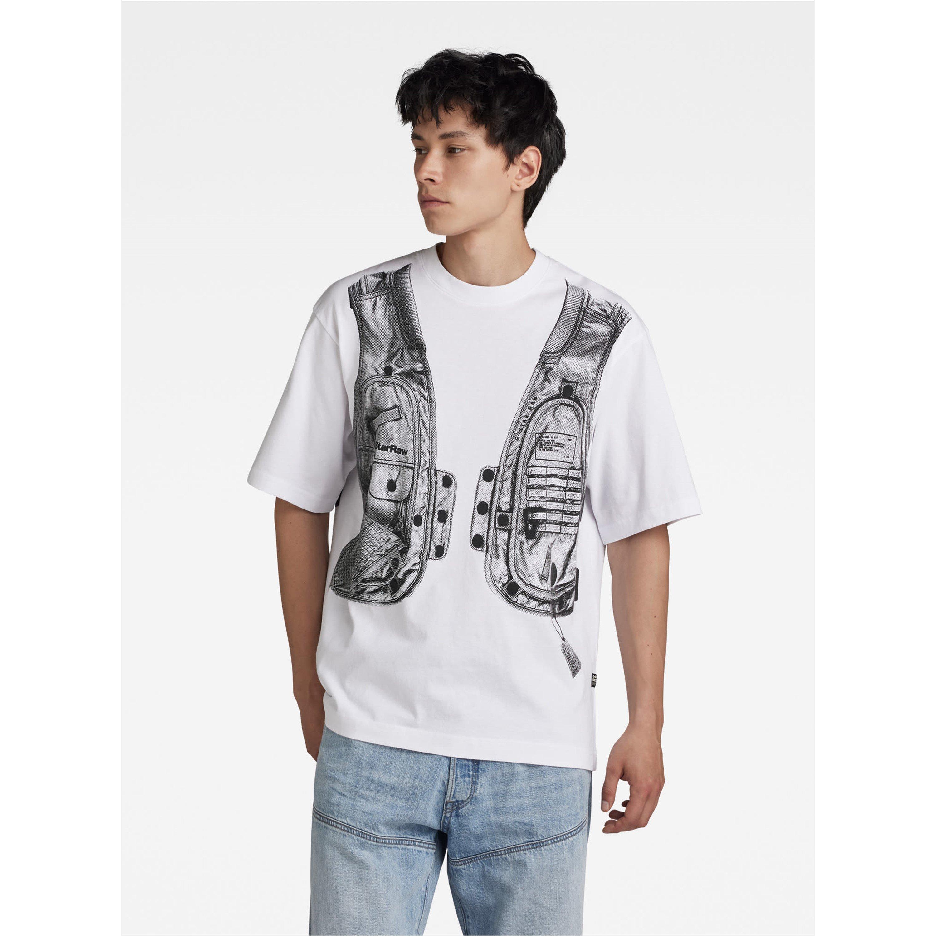 White - G Star - Men's Archive Boxy Regular Fit T-Shirt - 1