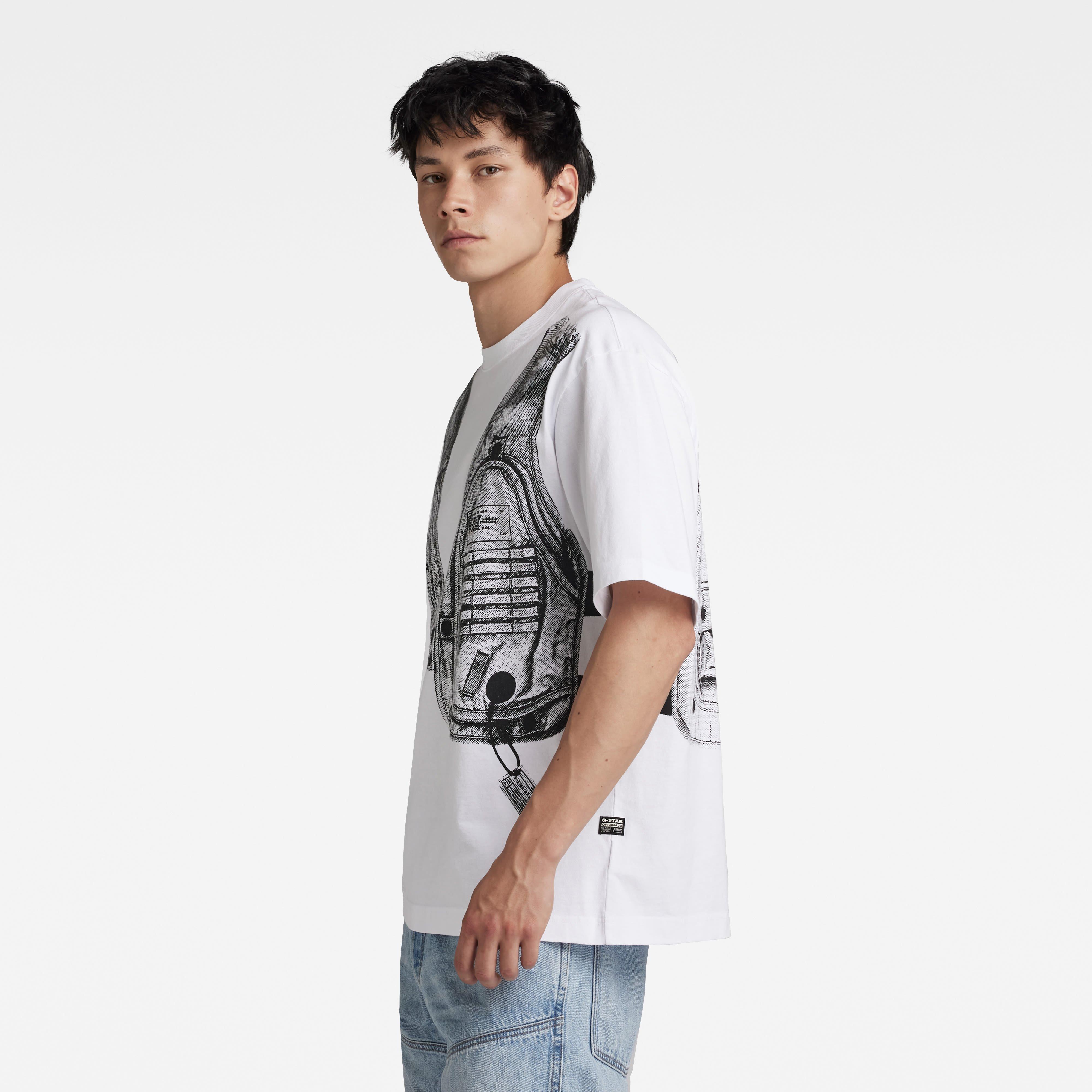 White - G Star - Men's Archive Boxy Regular Fit T-Shirt - 2
