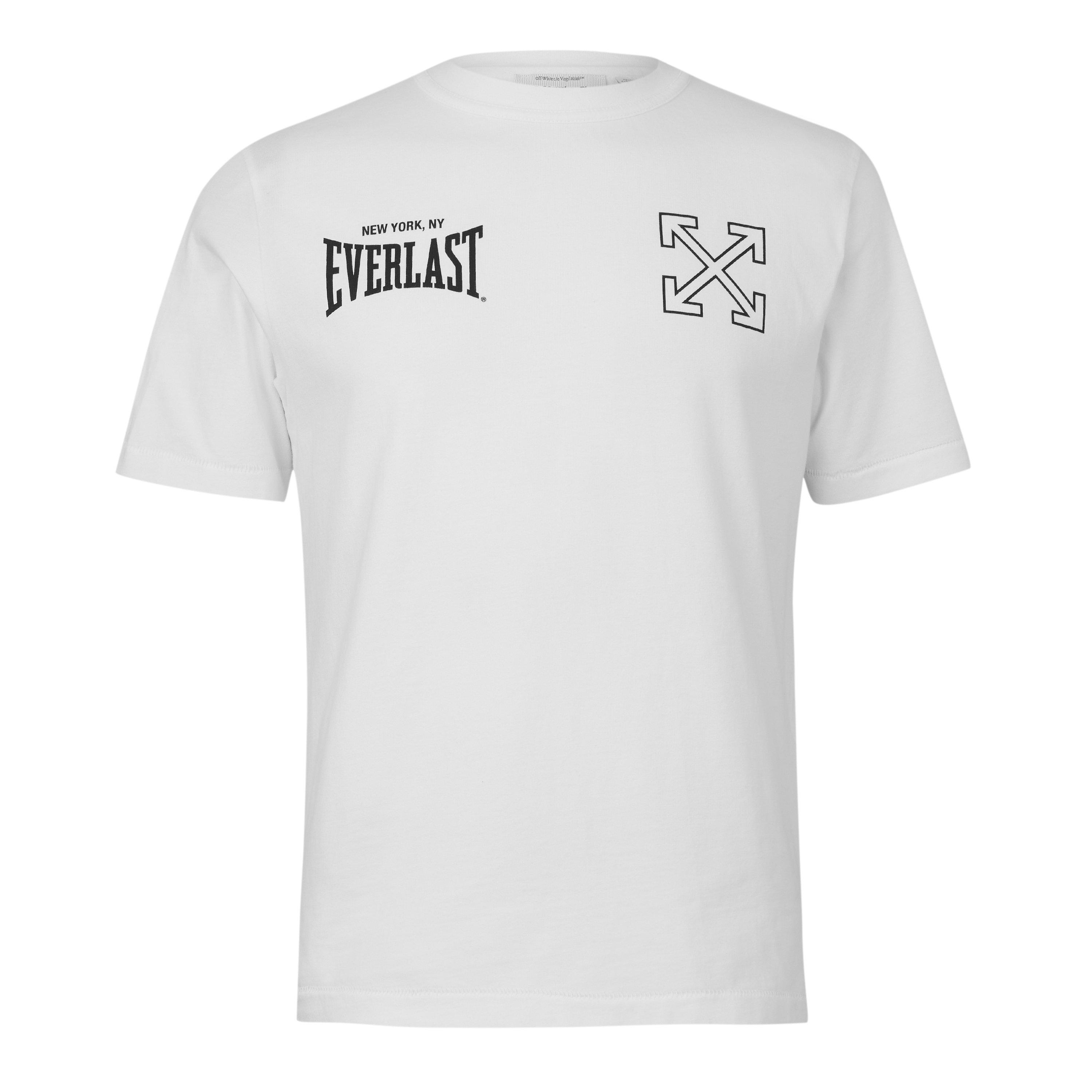 Black/White - Off White x Everlast - Off-White™ c/o Everlast Mens Gym Tee - 1