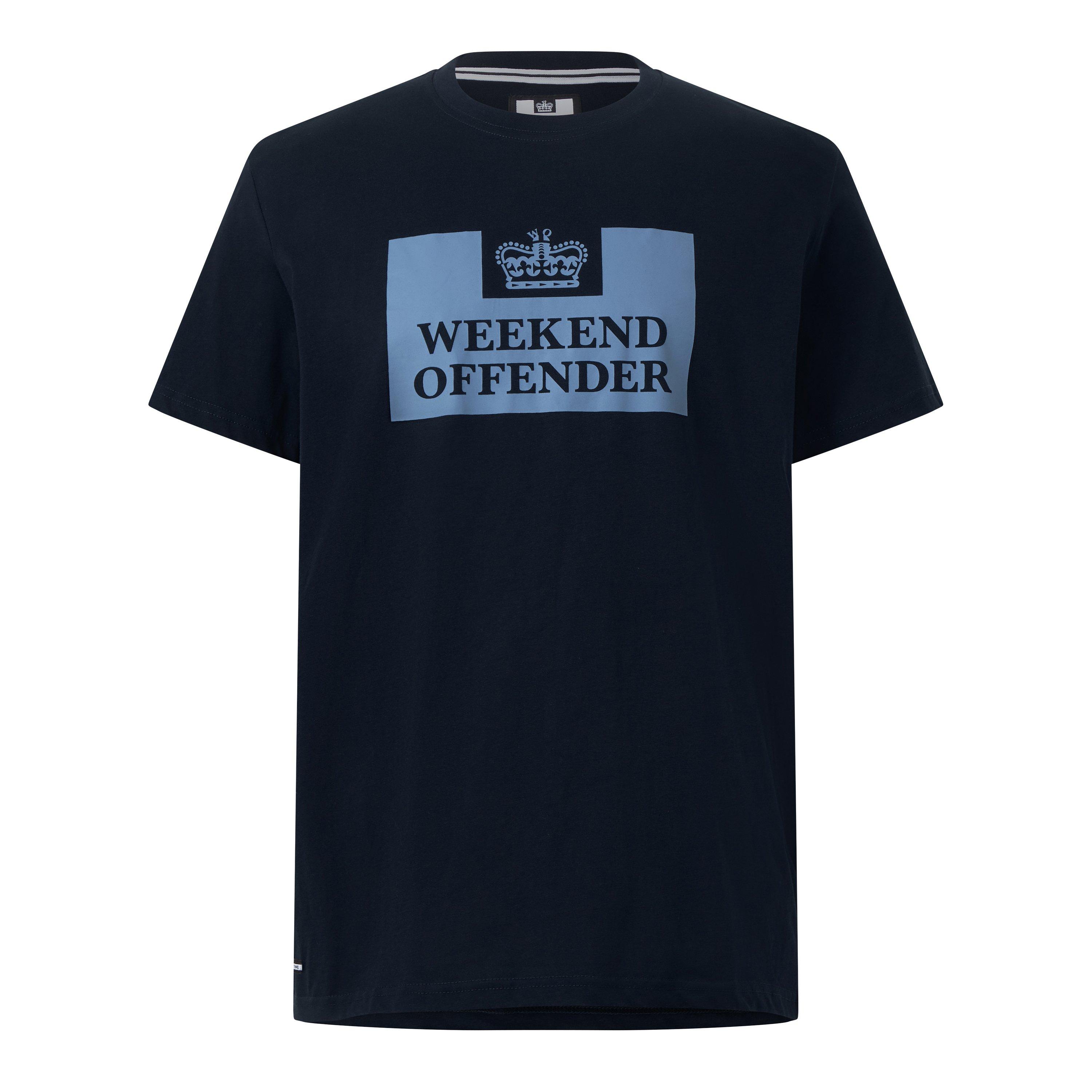 Farah Men's True Navy 412 Archer T-Shirt - Small