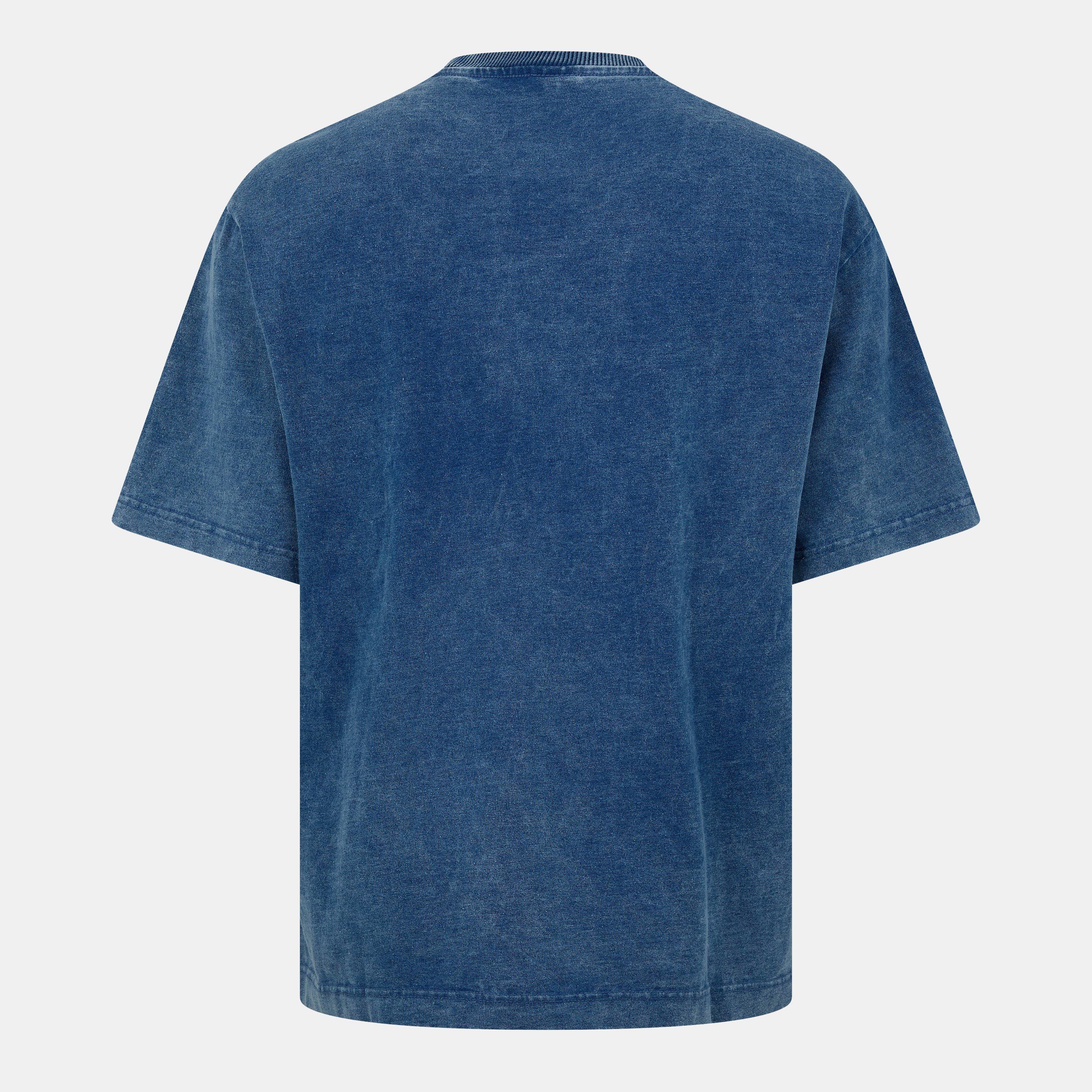 Verblassen Blau - G Star - Indigo Boxy T-Shirt - 2