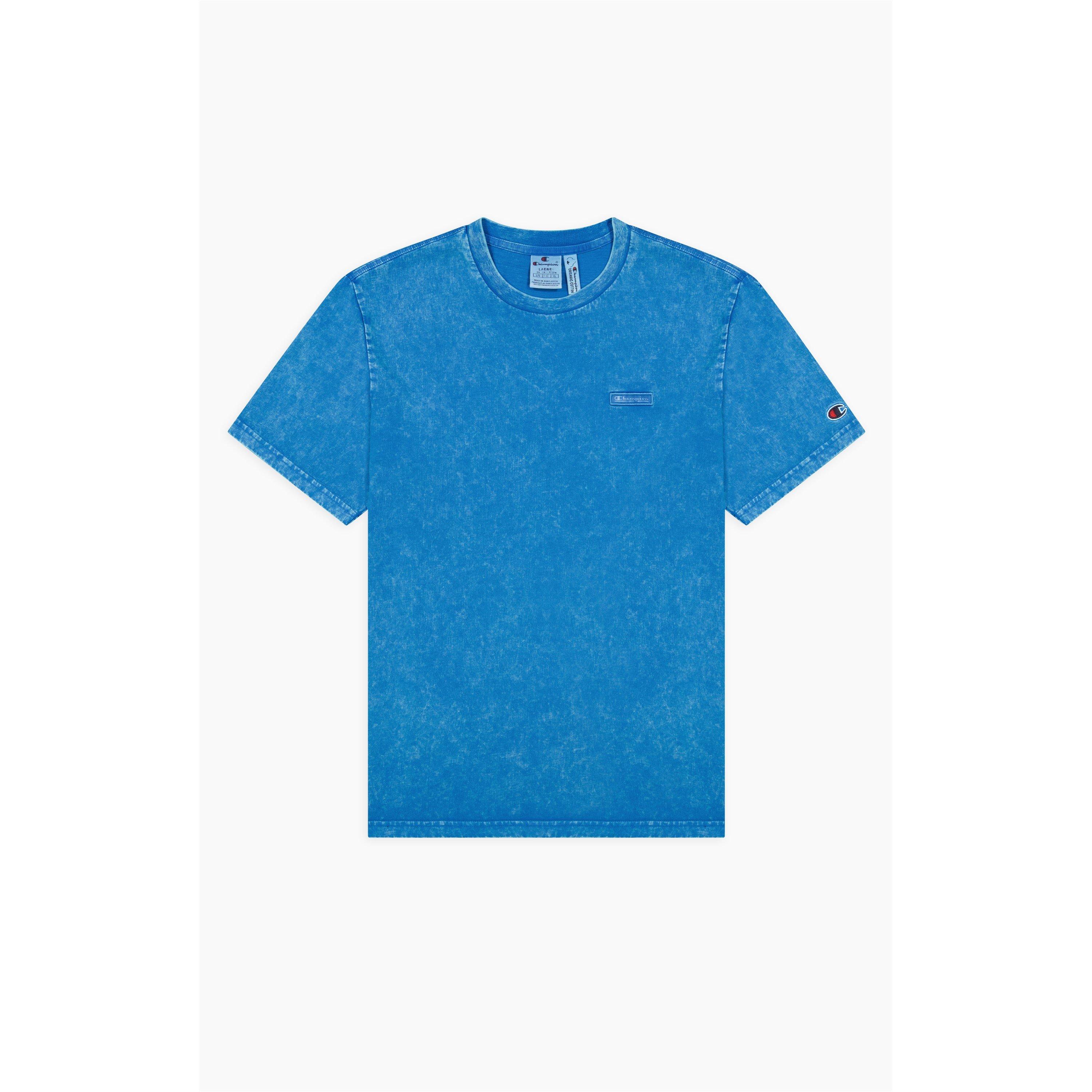 Blå - Champion - Regular Fit Crewneck T-Shirt
