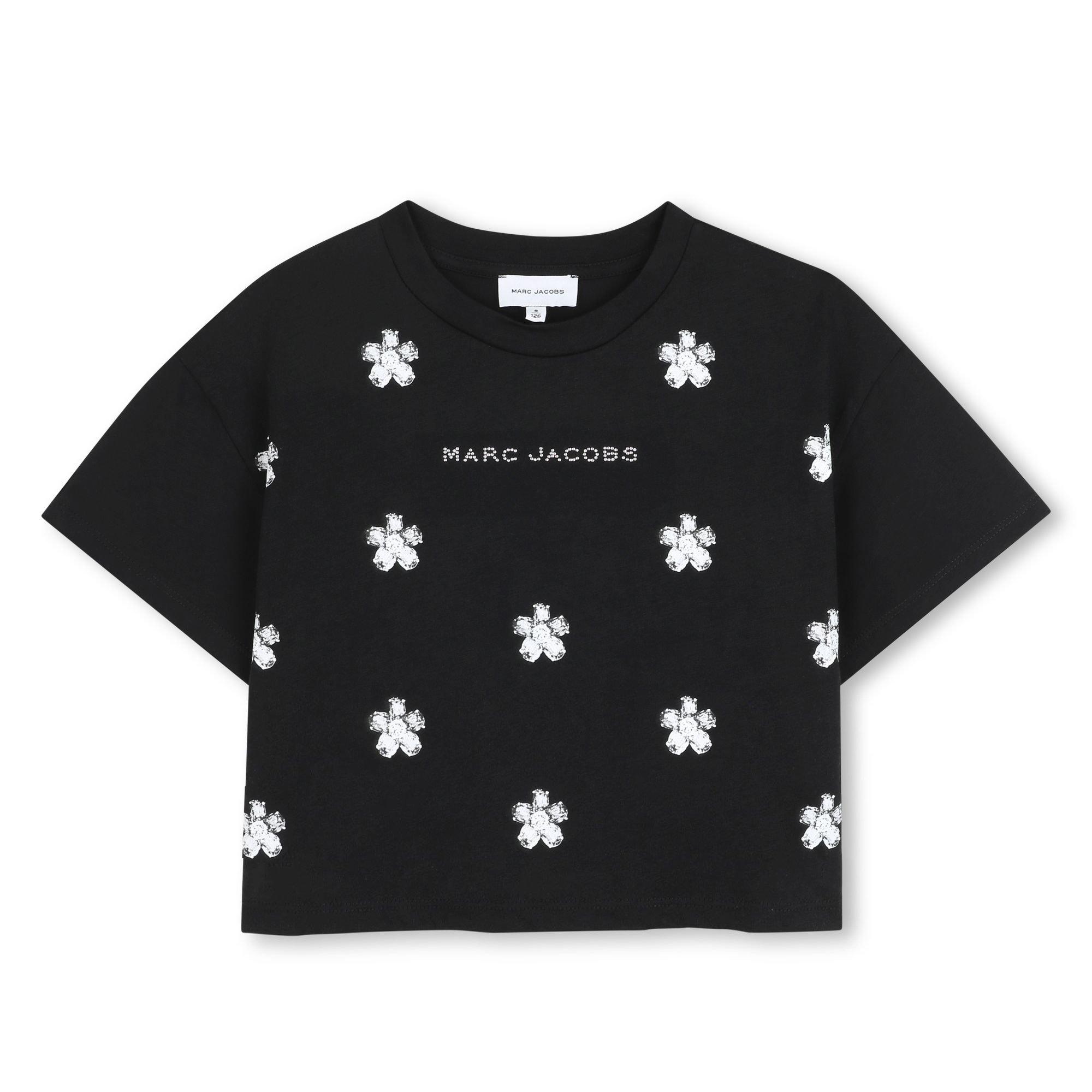 Black - Marc Jacobs - Kids' Daisy Short Sleeve T-Shirt - 1