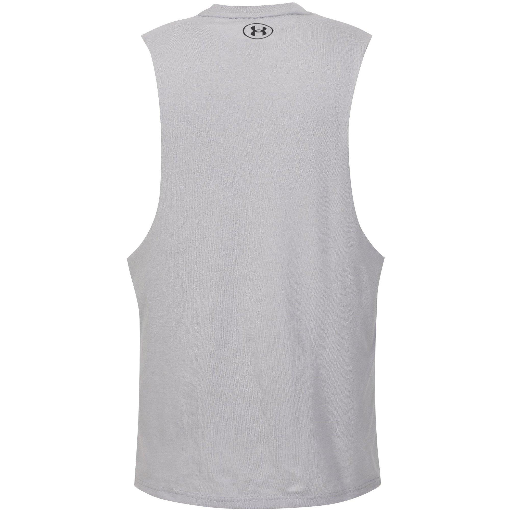 Grey - Under Armour - Regular Fit Graphic T-Shirt - 2