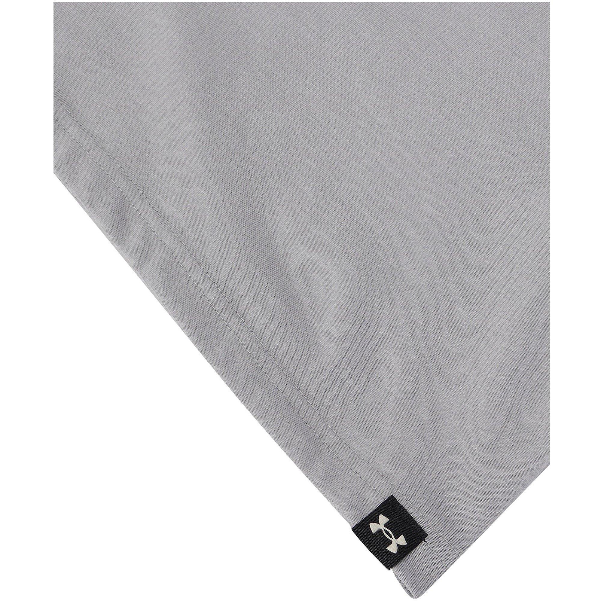 Grey - Under Armour - Regular Fit Graphic T-Shirt - 8