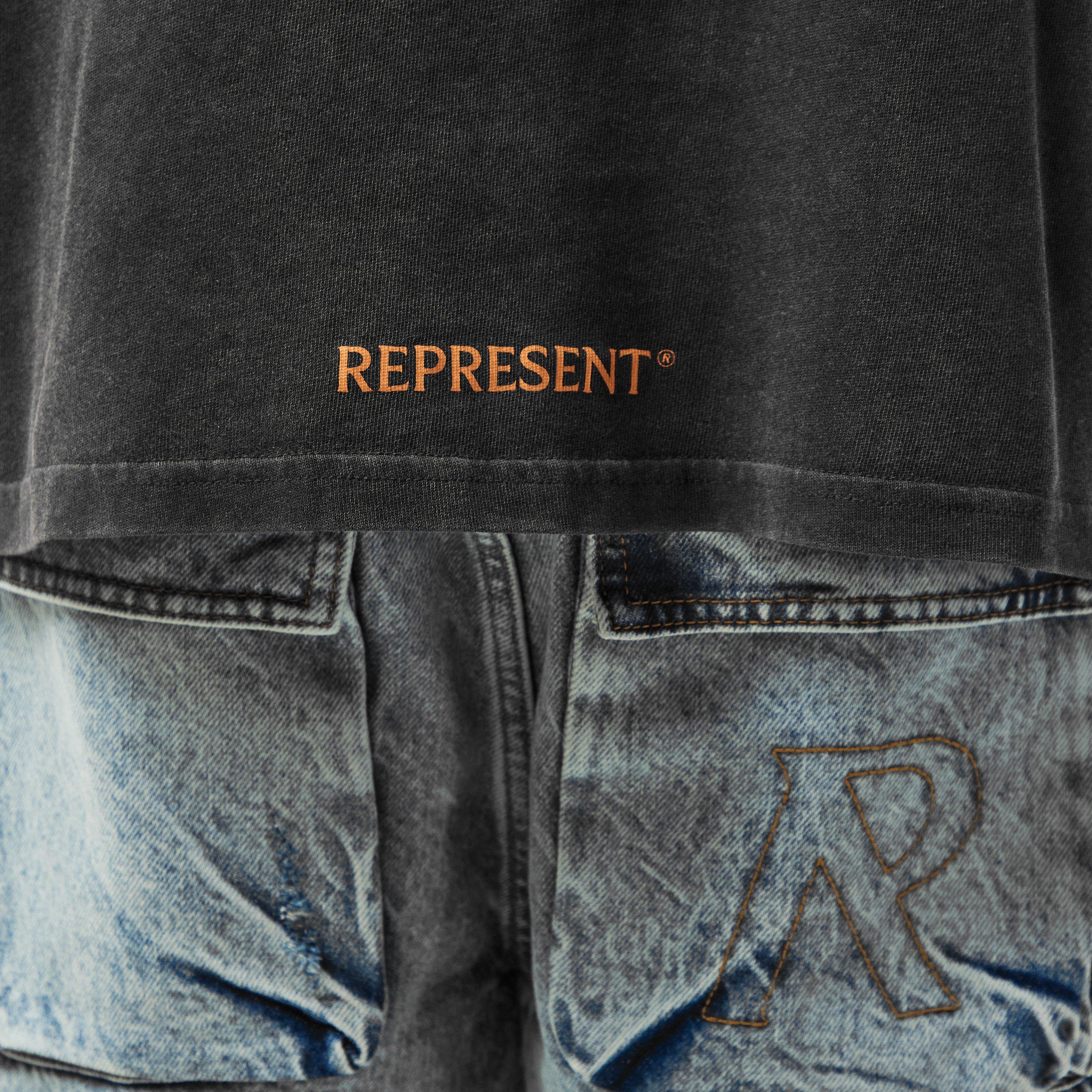 Aged Black - Represent - Men's Regular Fit T-Shirt - 5