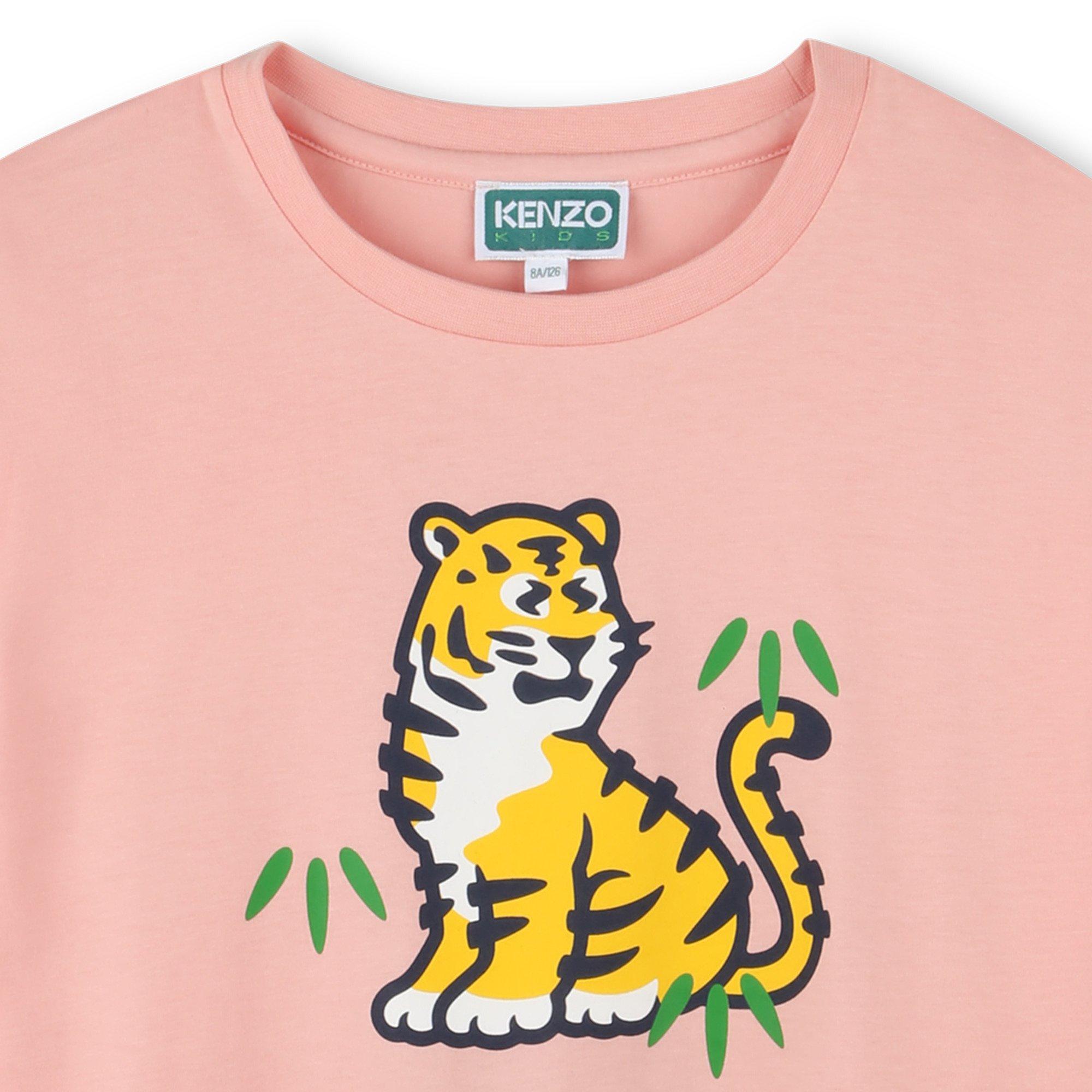 Pink - Kenzo - Kenzo Tiiger SS Tee Jn61 - 3
