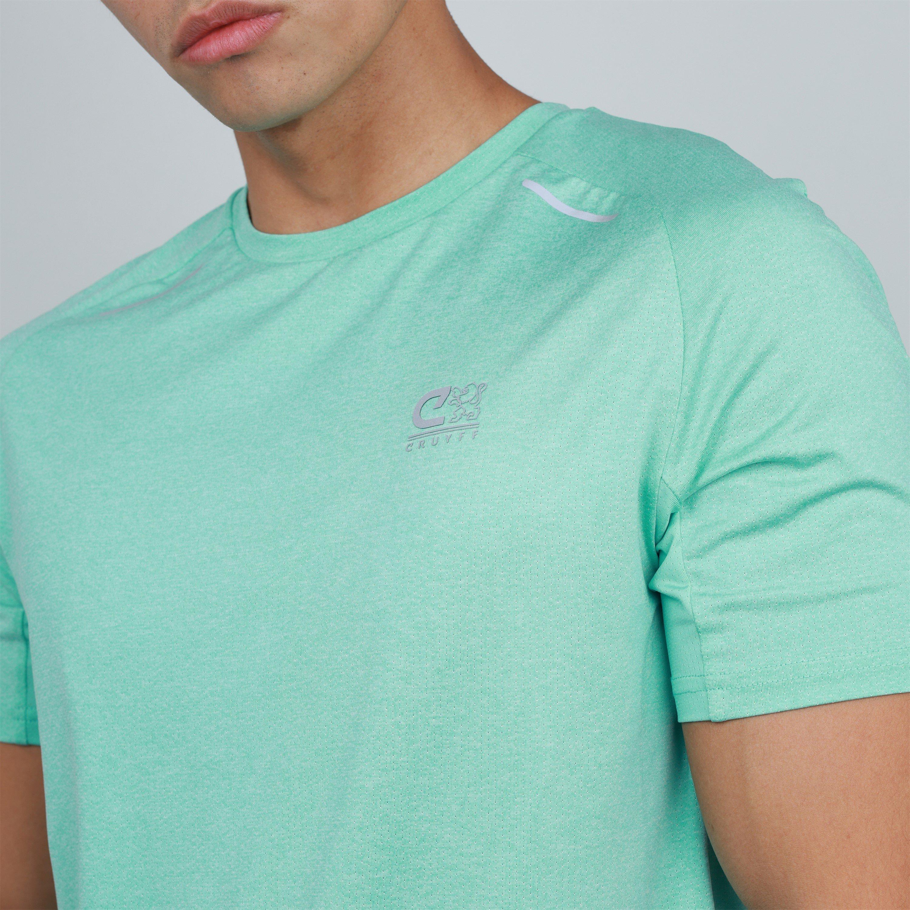 Mint Green - Cruyff - Cruyff Hydrogen Tee - 3