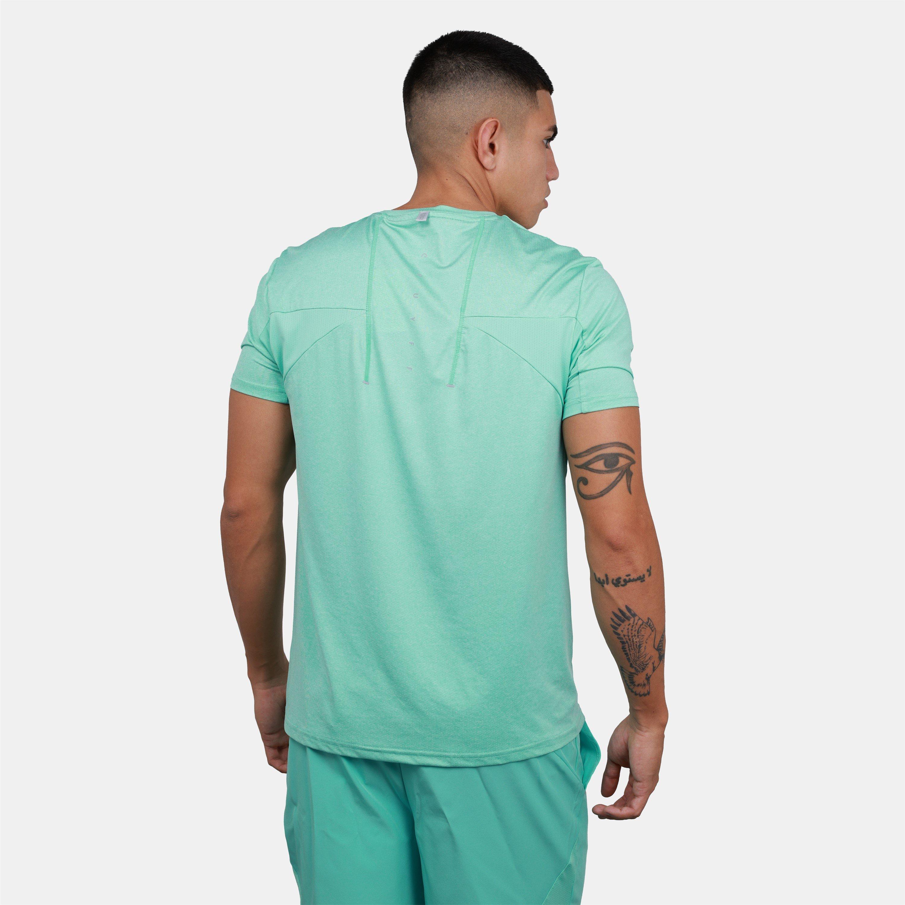 Mint Green - Cruyff - Cruyff Hydrogen Tee - 4