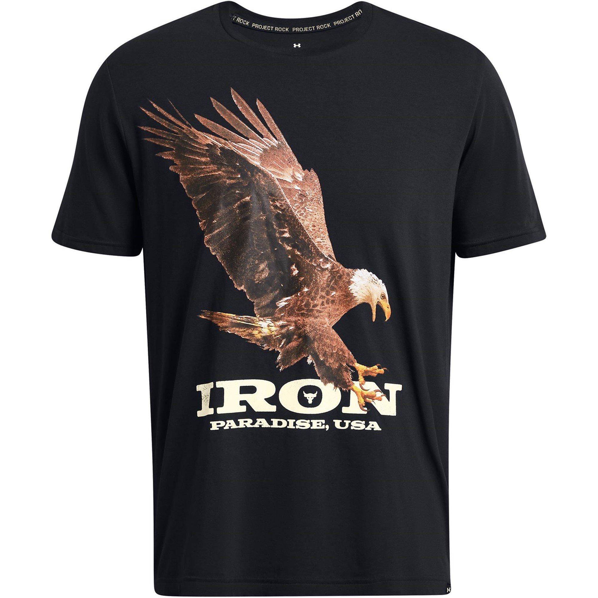 Under Armour Men's Eagle Graphic Regular Fit T-Shirt - Black - M