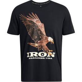 Under Armour Armour Ua Pjt Rck Eagle Graphic Ss T-Shirt Mens