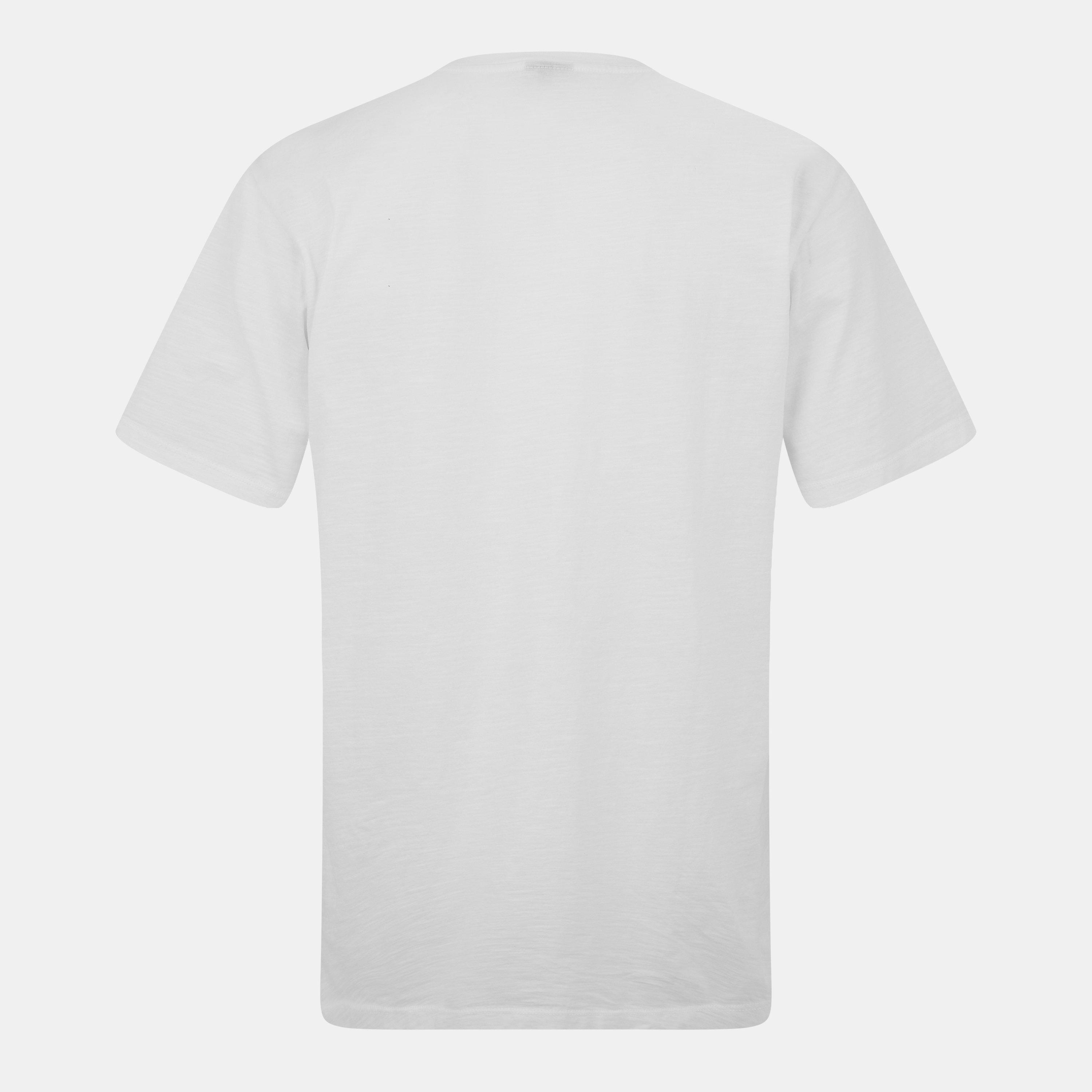 Bijela - G Star - HQ Old School Logo Lash T-Shirt - 2