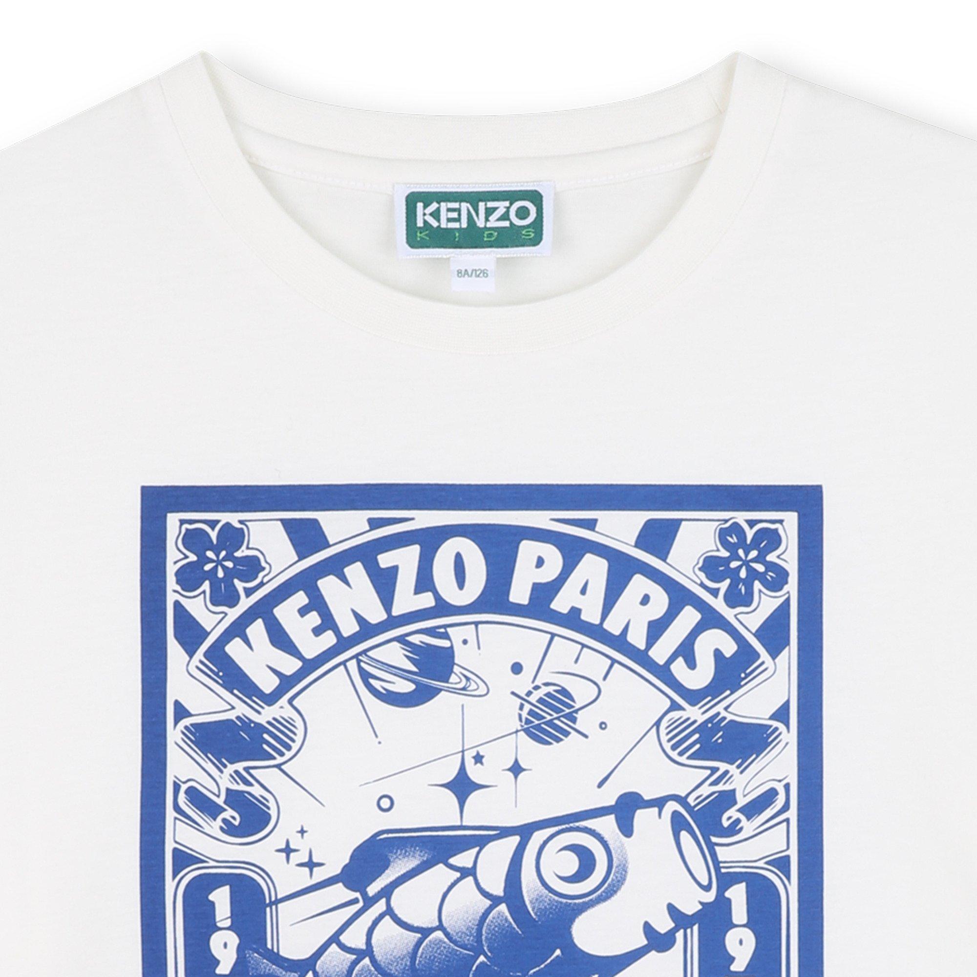 Cream - Kenzo - Kenzo Branded SS Tee Jn61 - 3